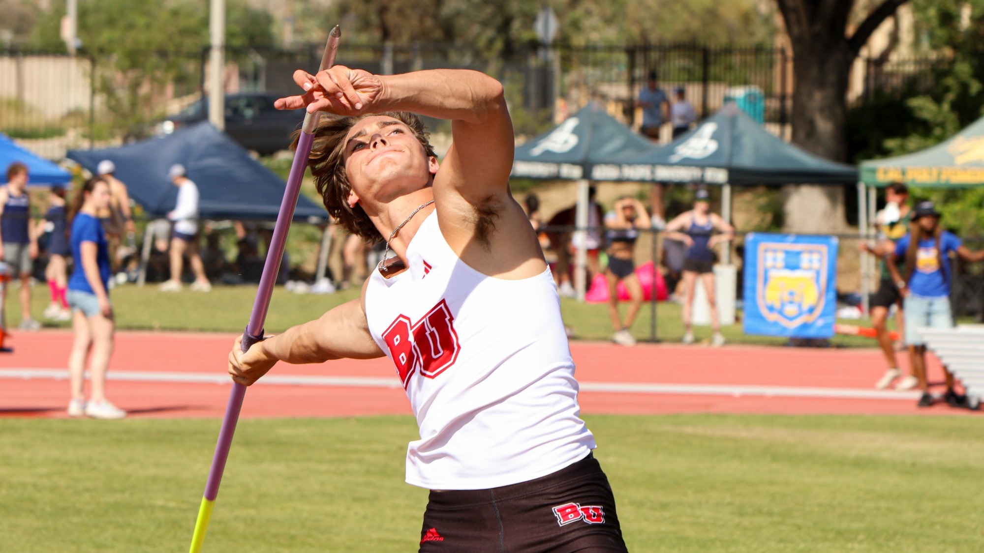 Colby Shamblin throws