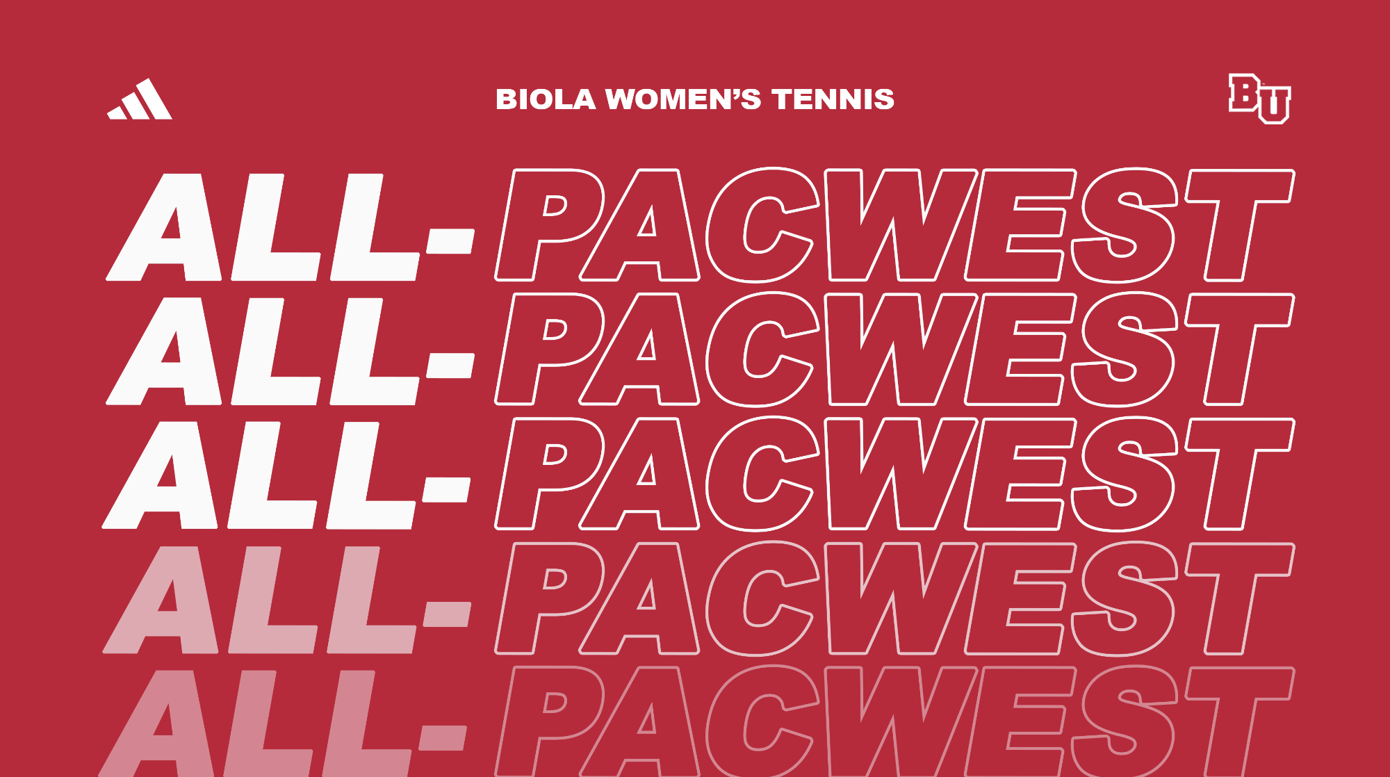 Biola Women's Tennis All-PacWest