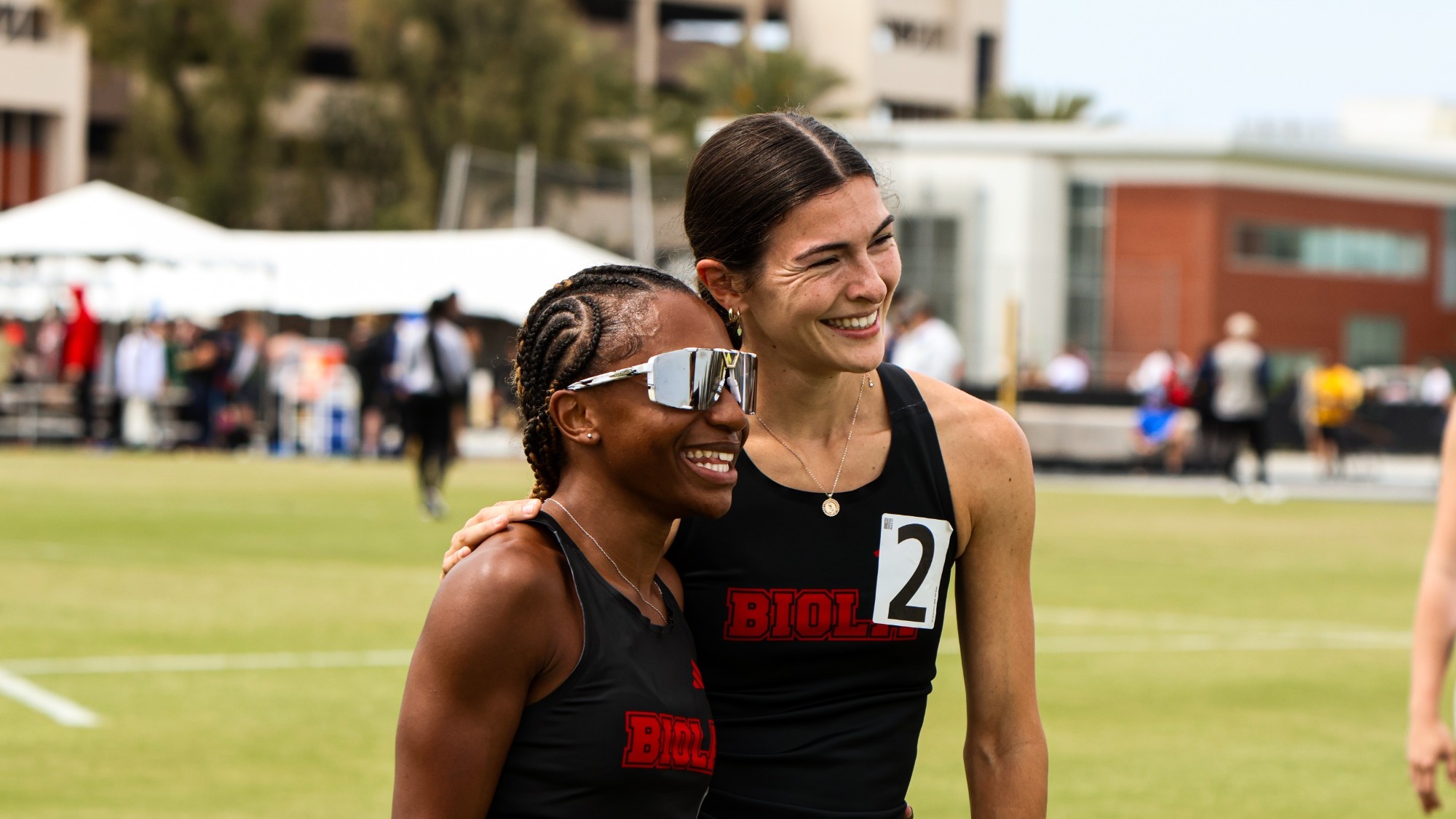 Caden Hunter and Audrey Mousa Smiling