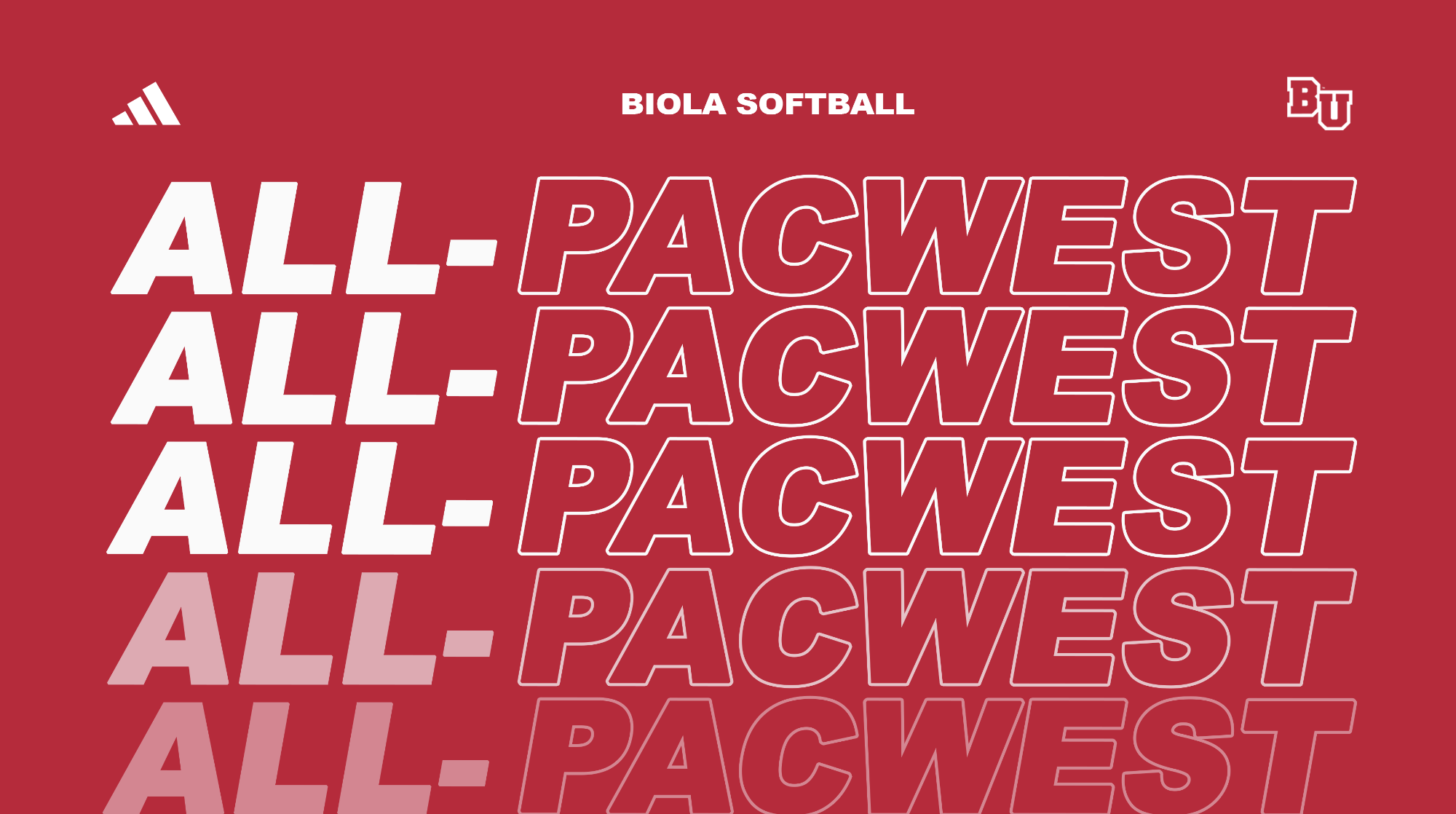 Biola Softball All-PacWest
