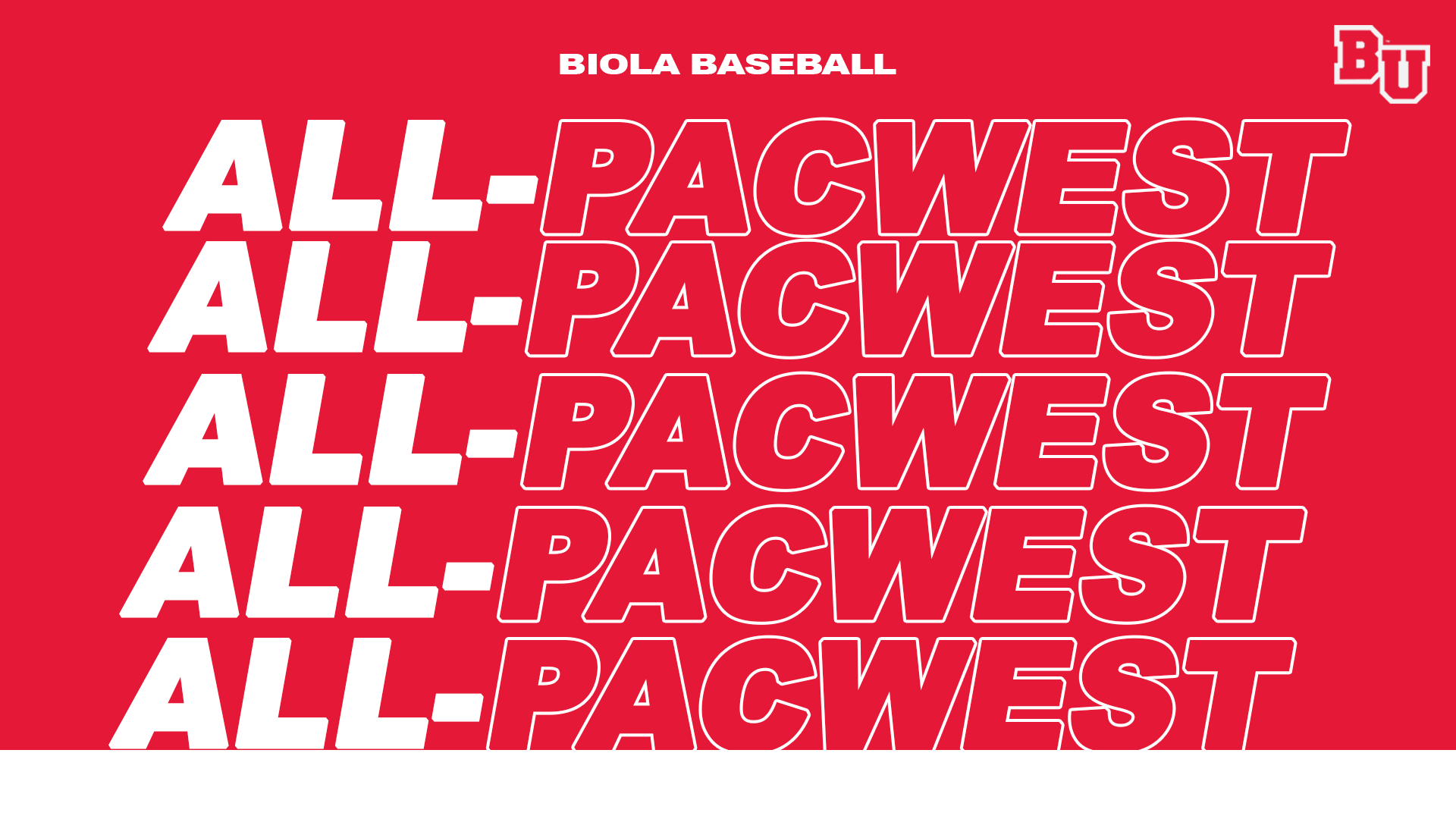 All-PacWest Baseball