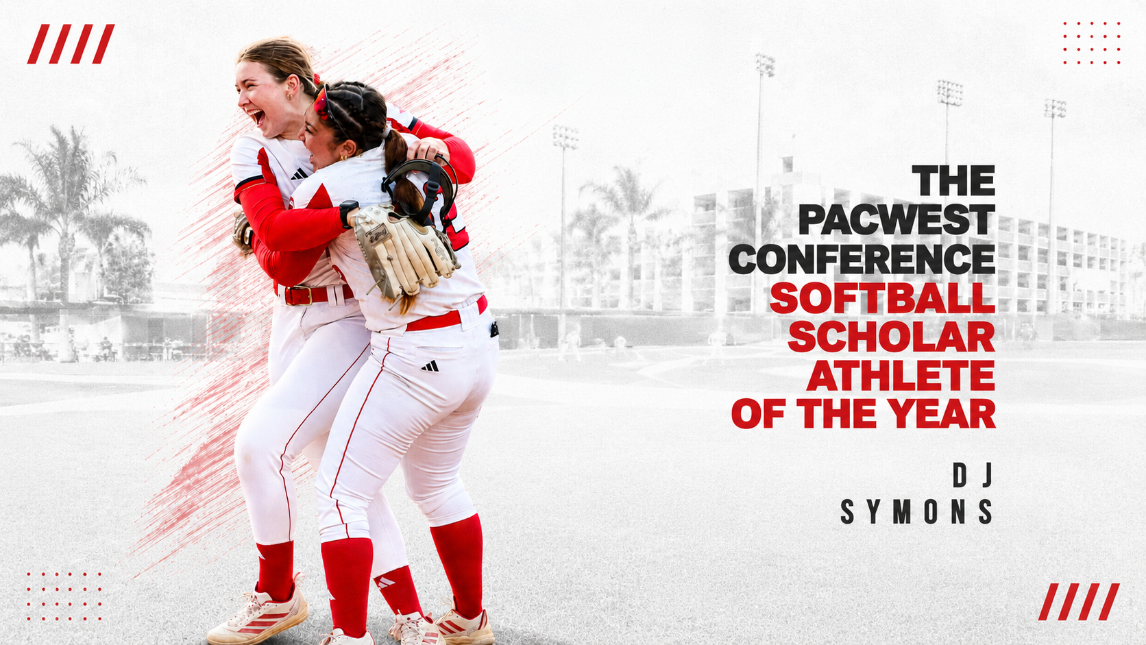 DJ Symons Named PacWest Softball Scholar-Athlete of the Year