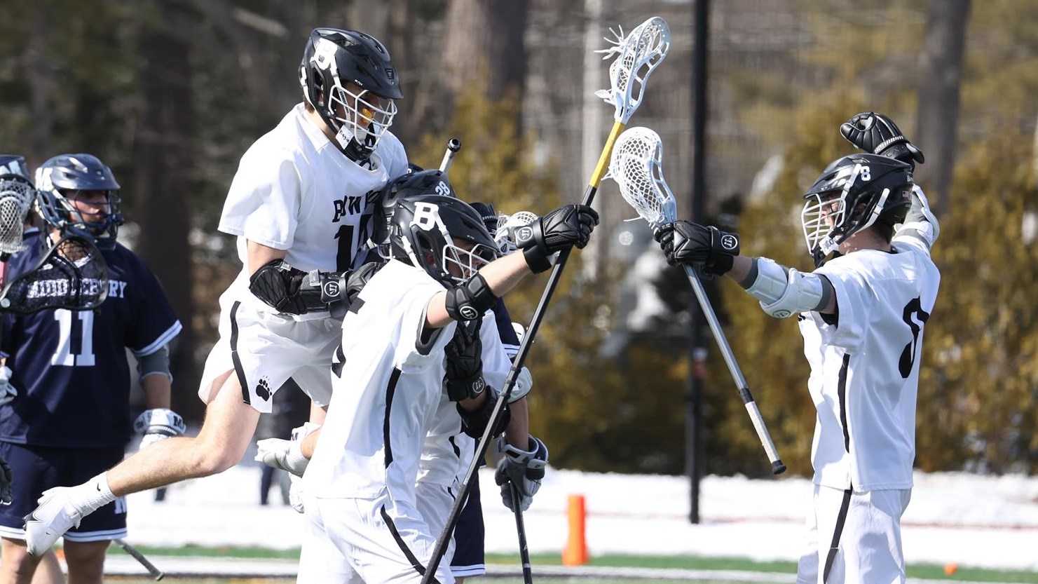Men's Lacrosse Returns to Action With Win in Mason's Bowdoin Debut