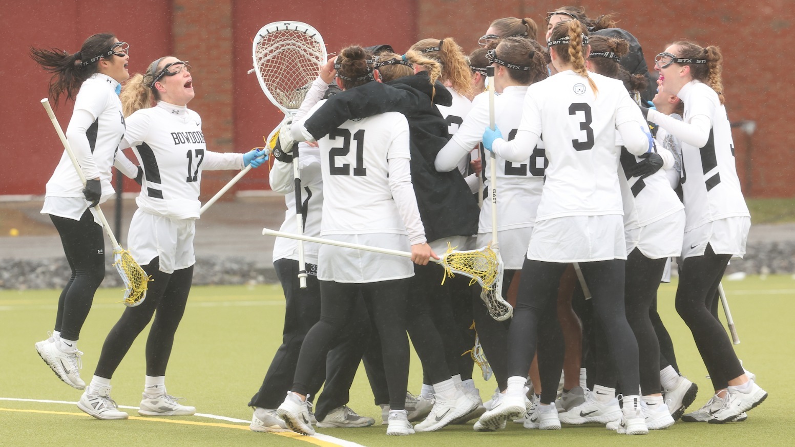 Women's Lacrosse celebration