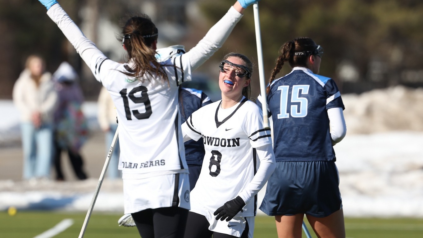 Women's Lacrosse celebration