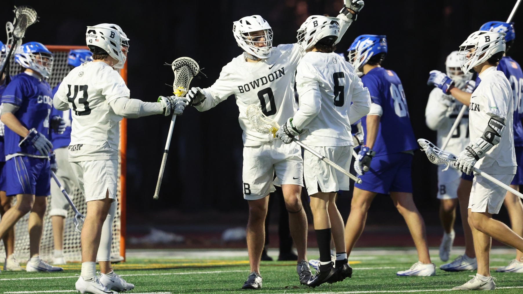 Men's Lacrosse celebration