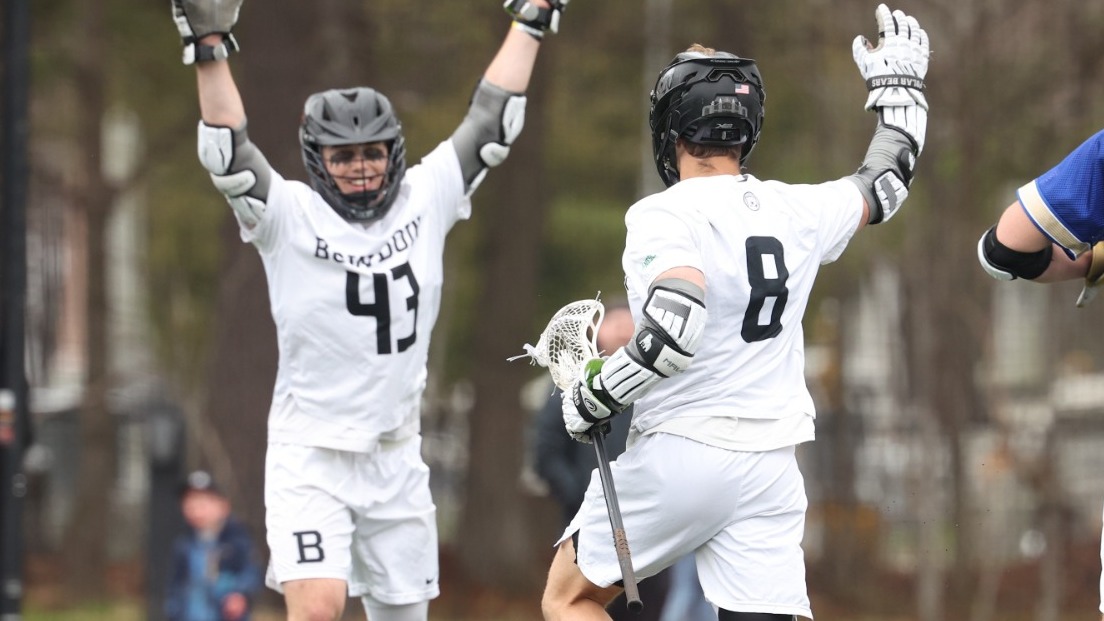 Men's Lacrosse celebration