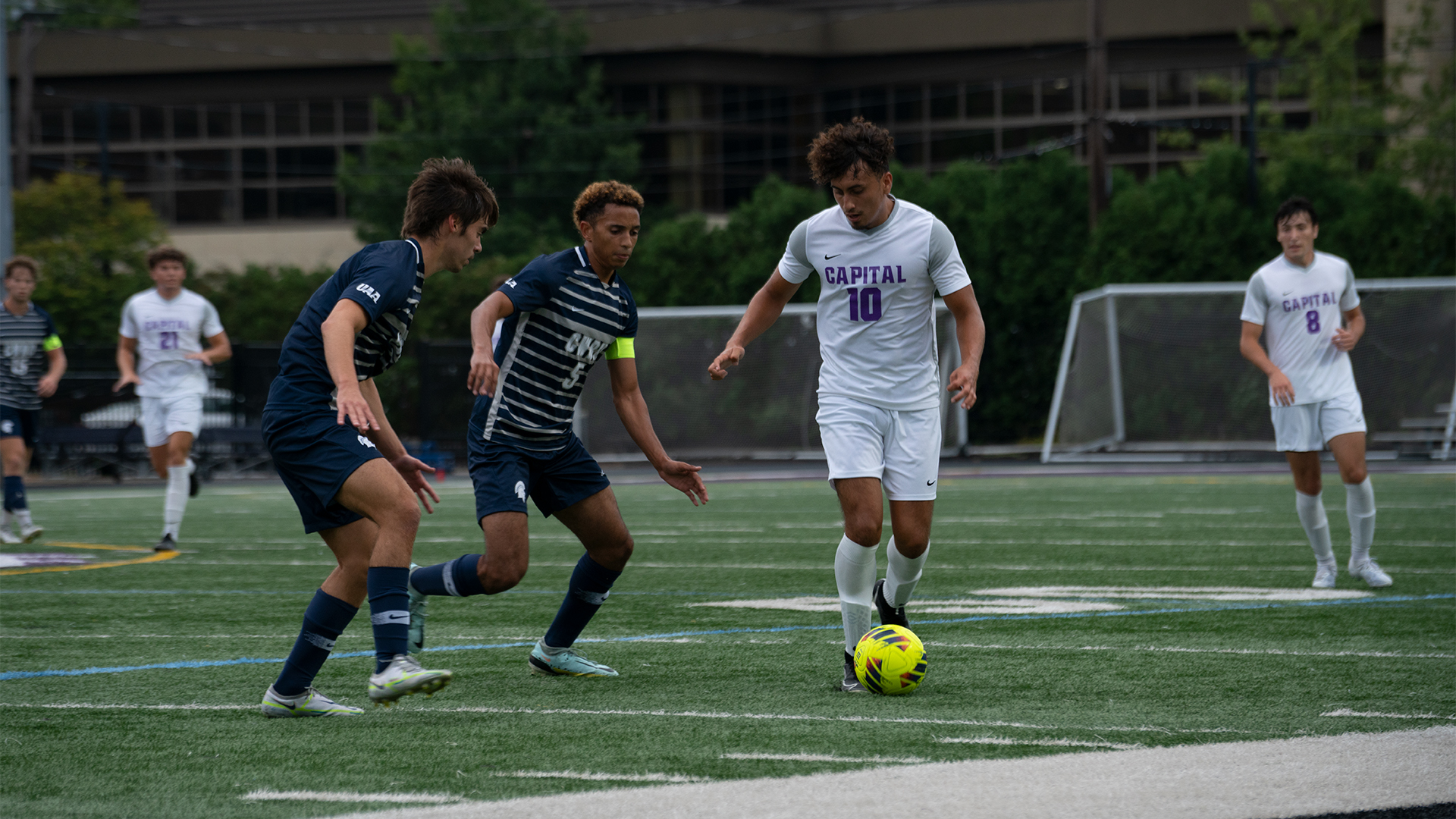 Men’s Soccer Scores Four to Secure First Win of Fresh Season Capital