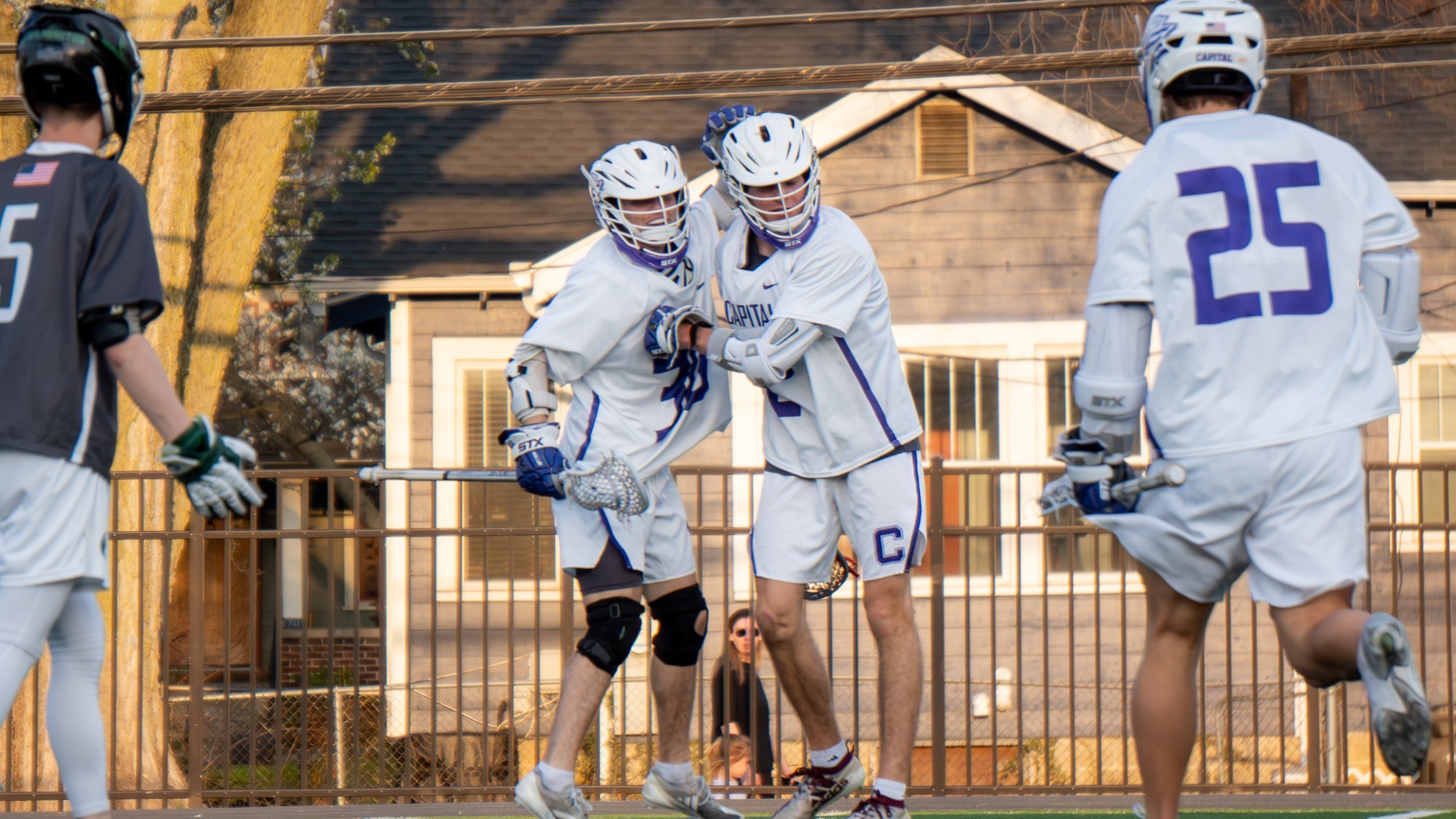 MLAX Goal Celebration