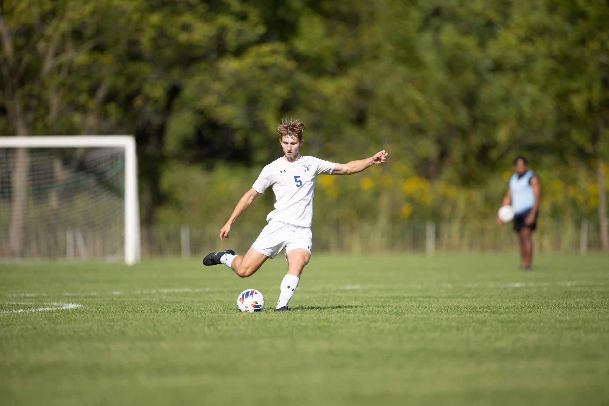 Josh Zebrack winds up for a pass