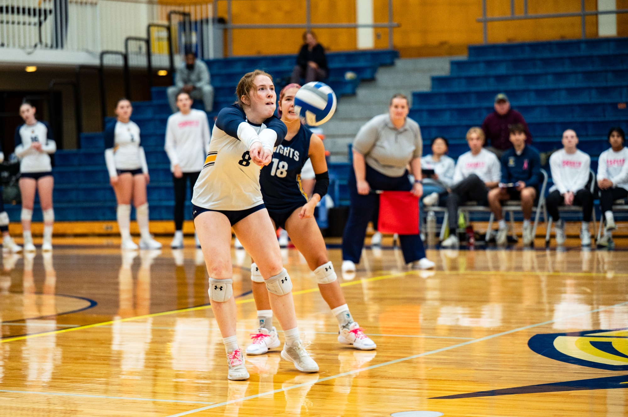 Madeleine Dimitre successfully defends the Augsburg spike