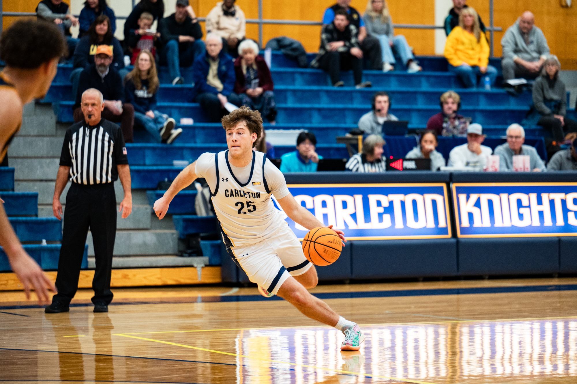 Will Breall drives to the hoop