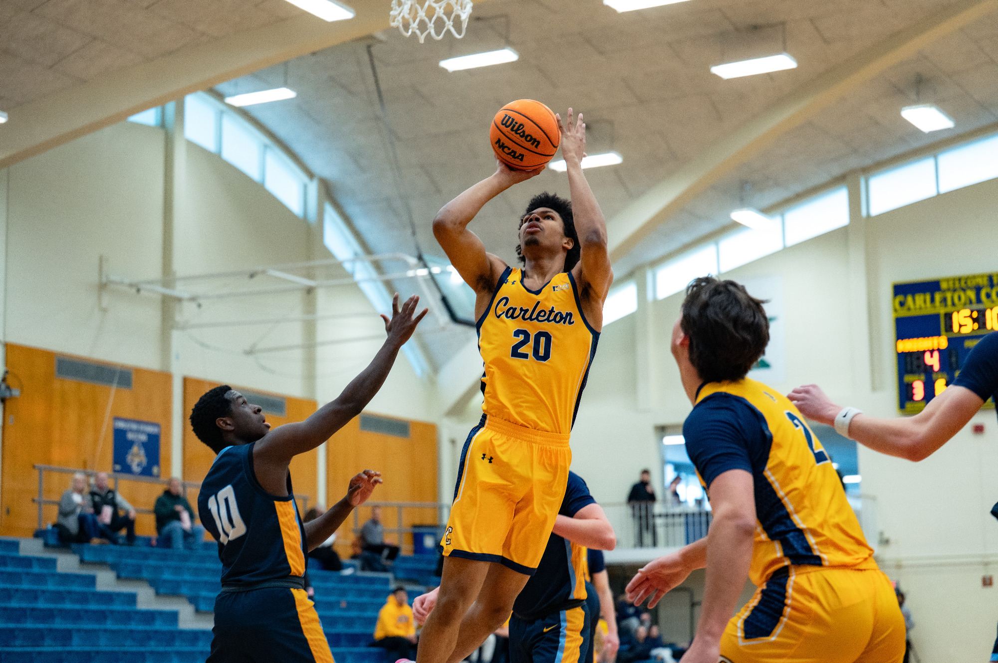 Omar Kaba pulls up for a shot in the lane