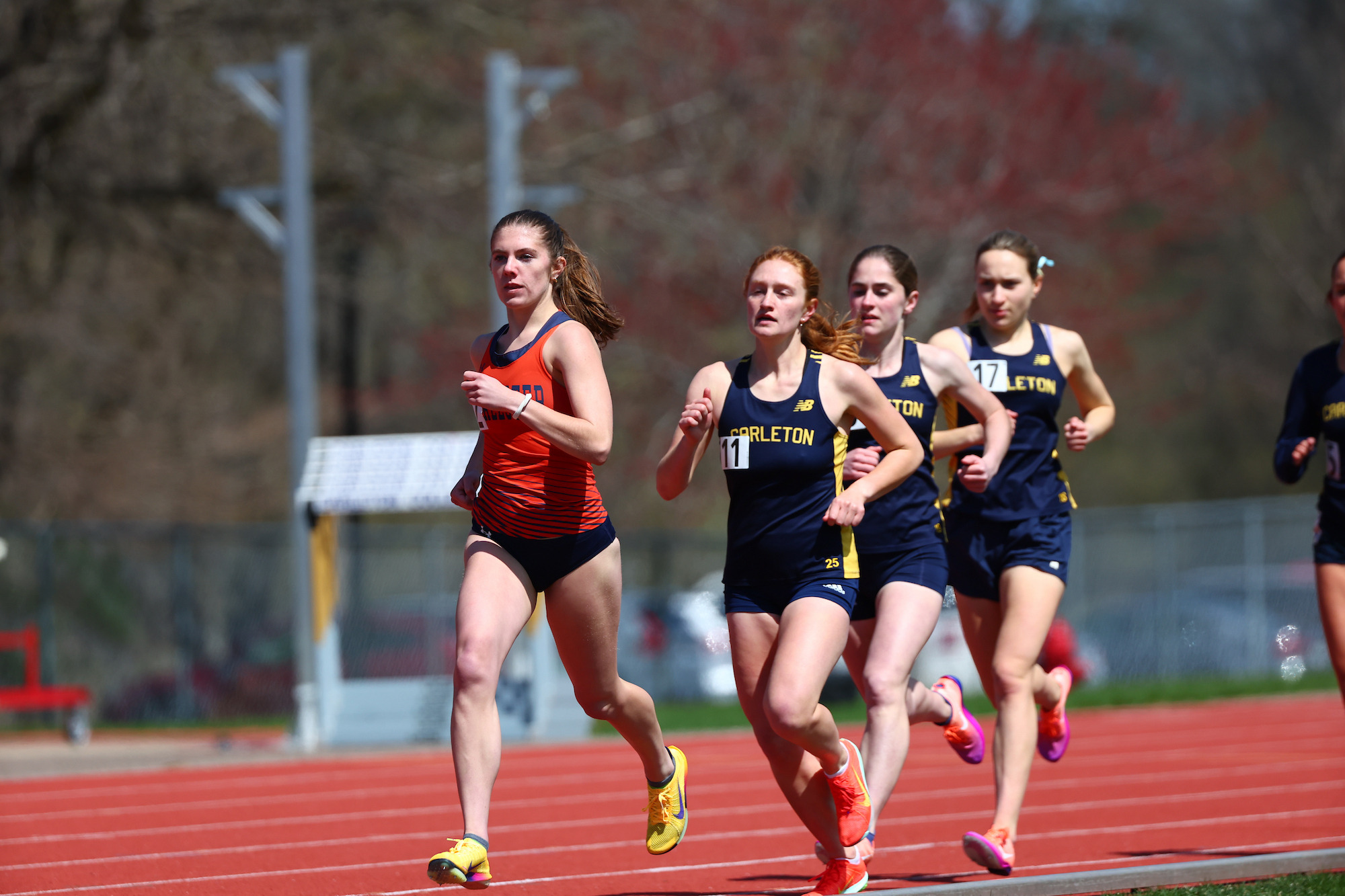 Lauren Tittle running during a race