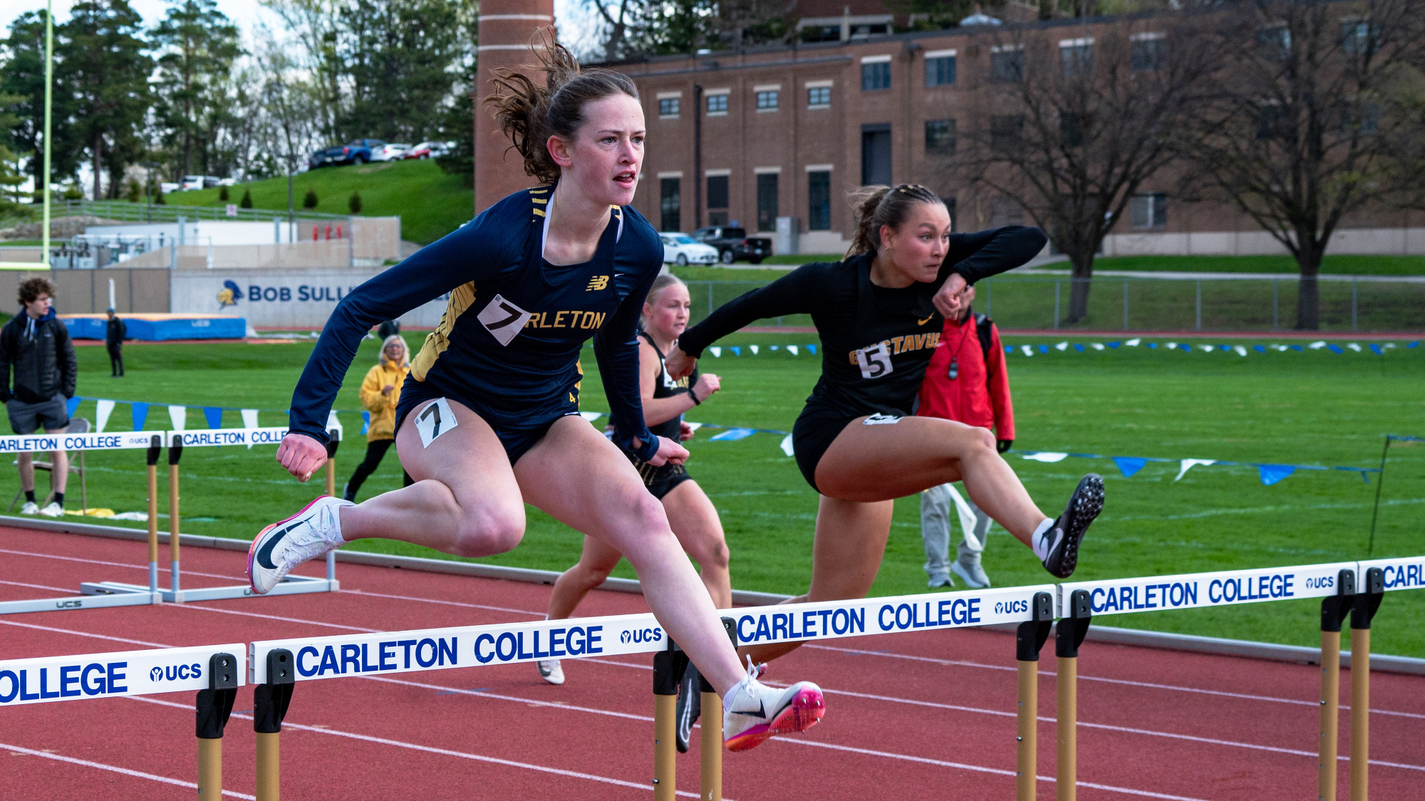 Caroline Kelleher clears a hurdle