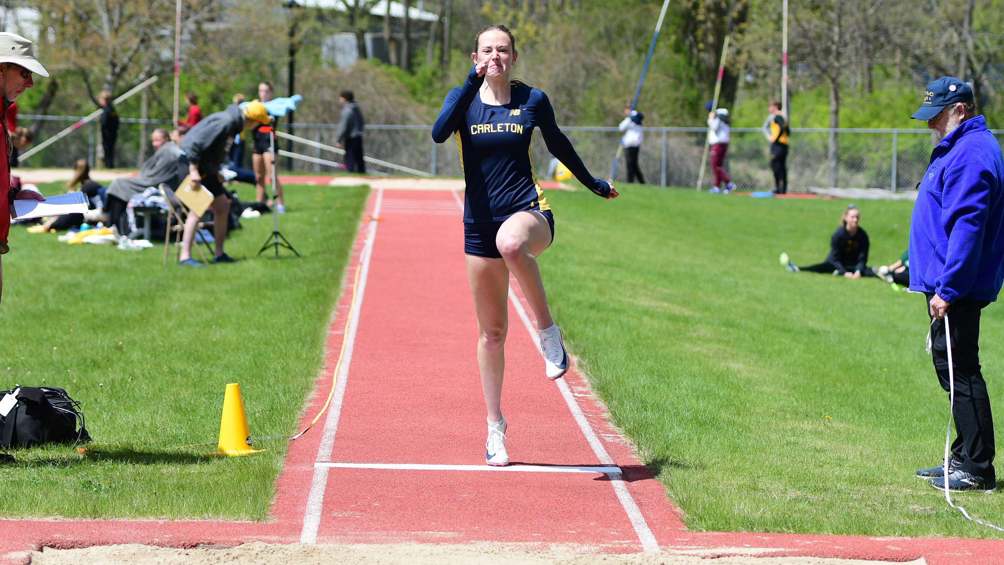 Caroline Kelleher takes off in the long jump