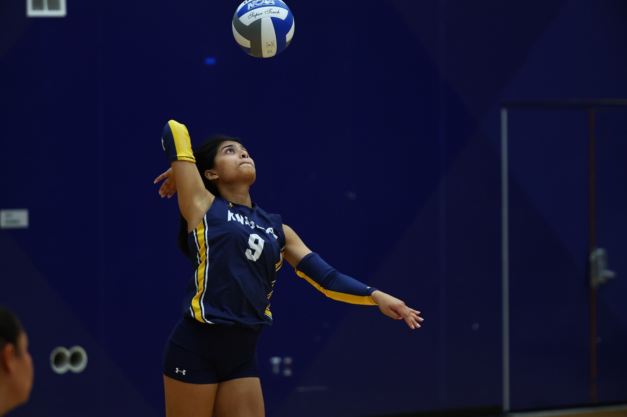 Aditi Mukhirala eyes a jump serve