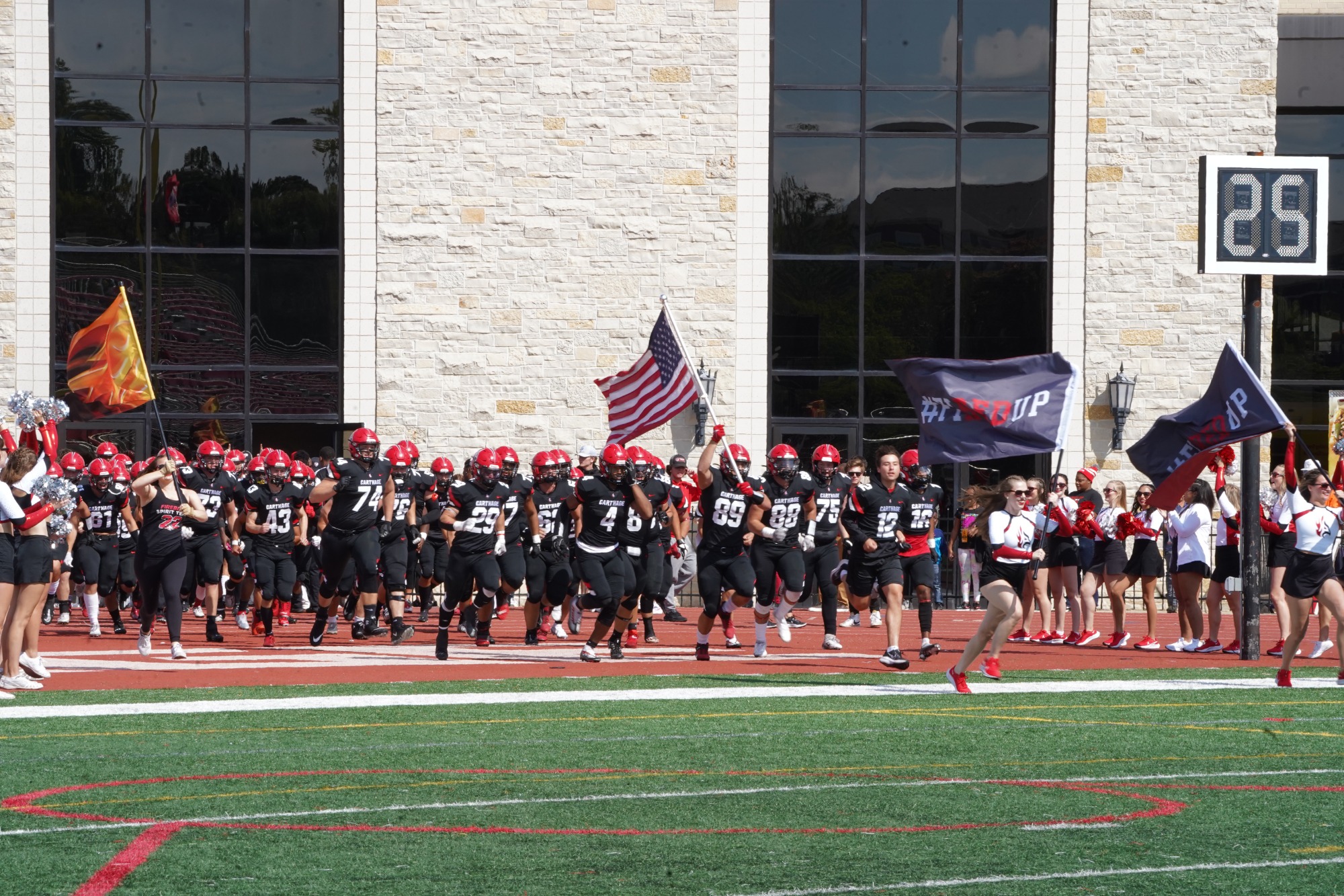 Carthage Football Takes On WashU on Carthage College Athletics