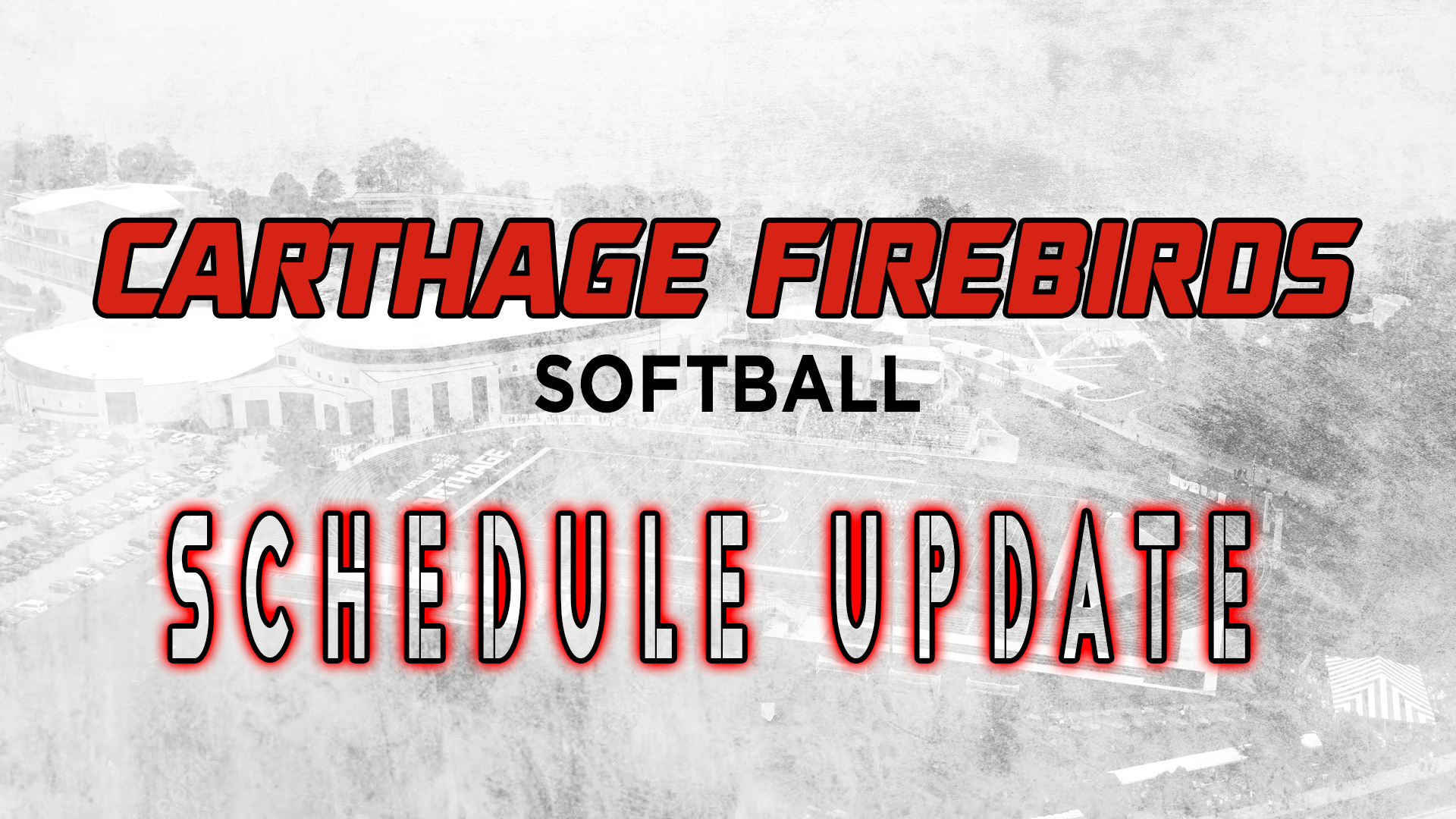 SCHEDULE UPDATE Softball