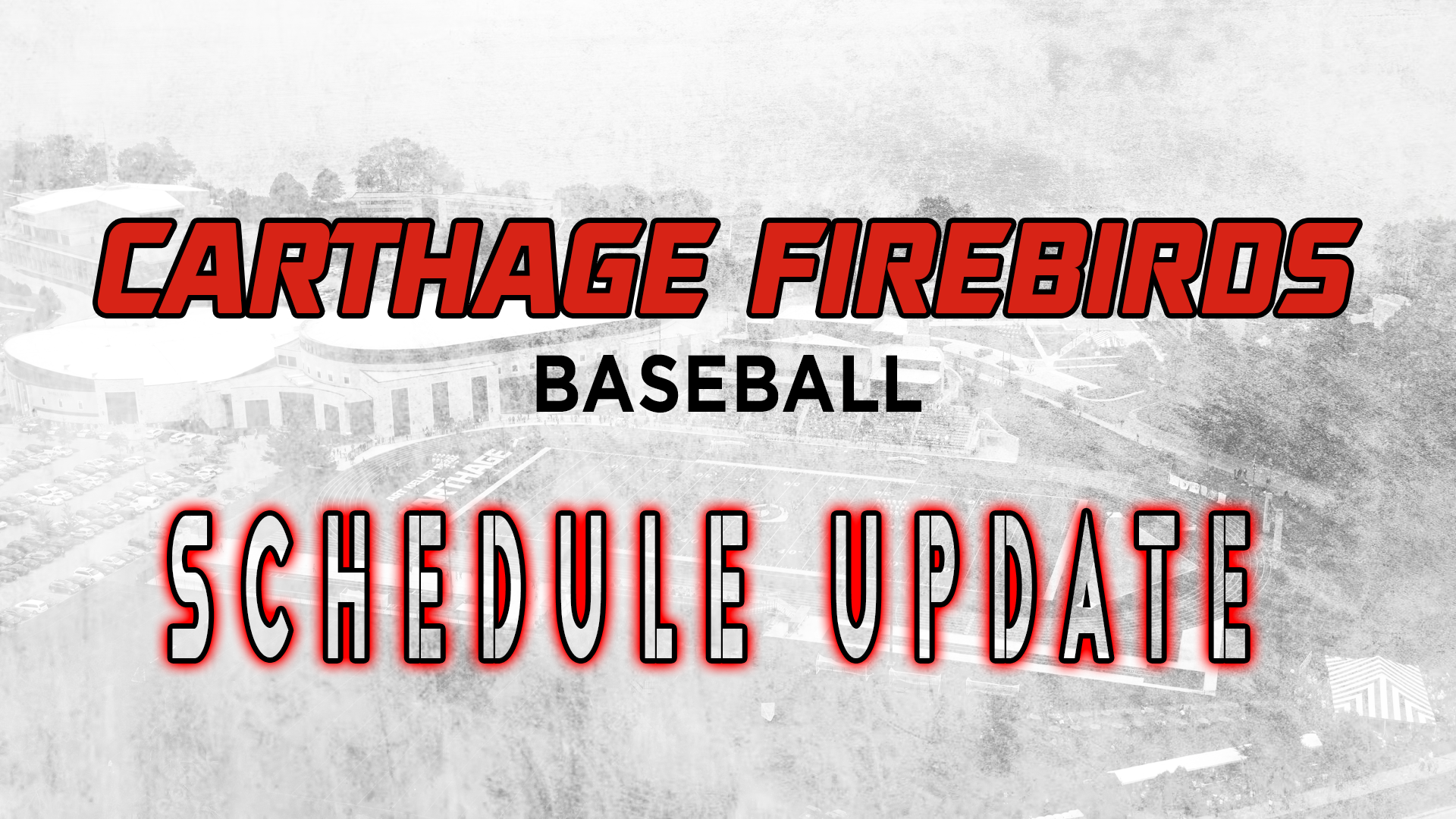 Schedule Update - Baseball