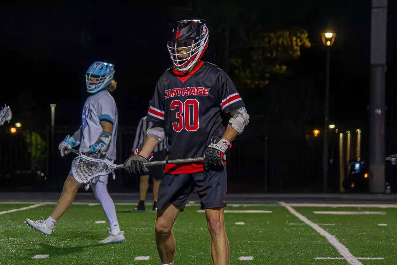 Ben Krok waits for play to resume