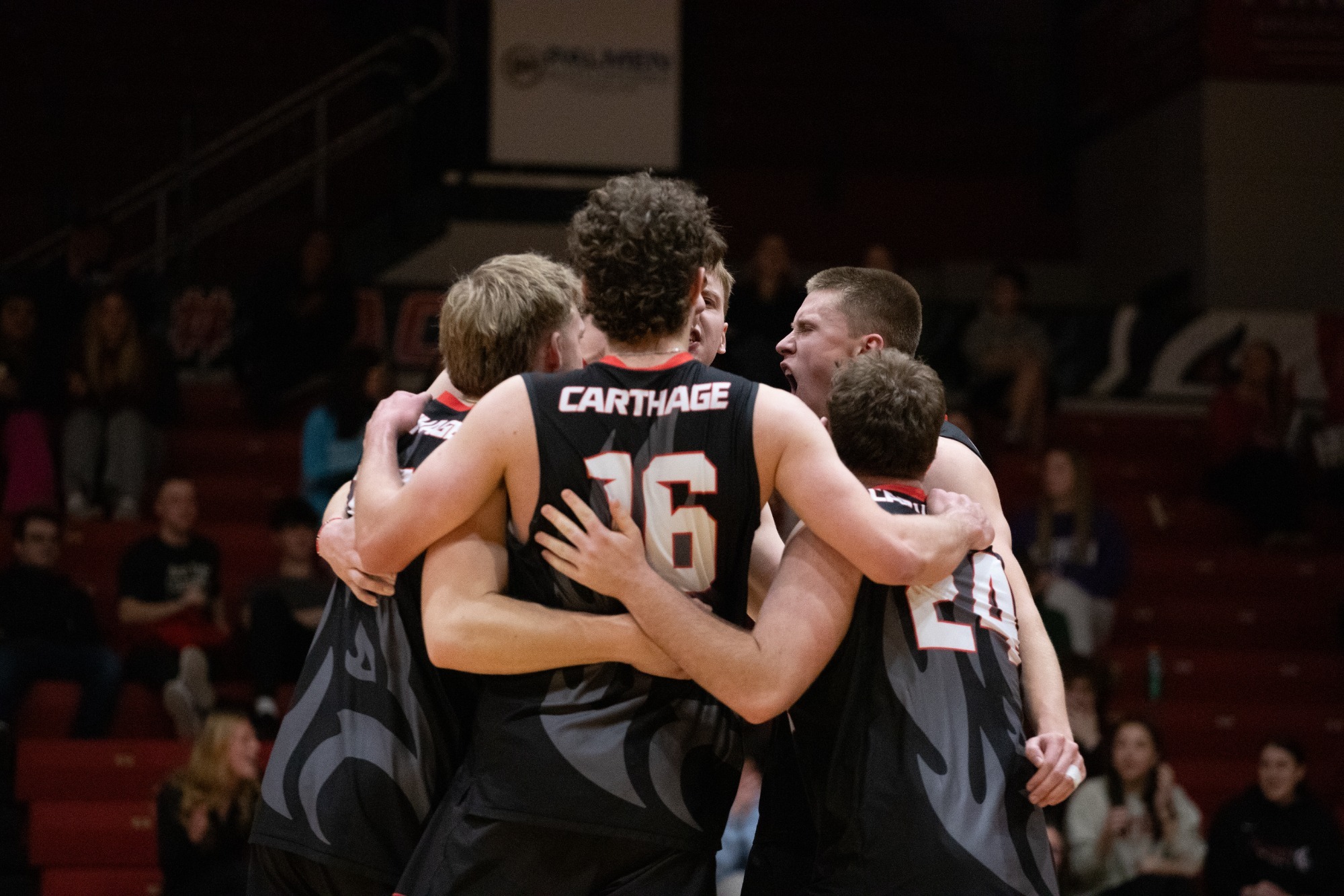 MVB Team celebrates after a point 