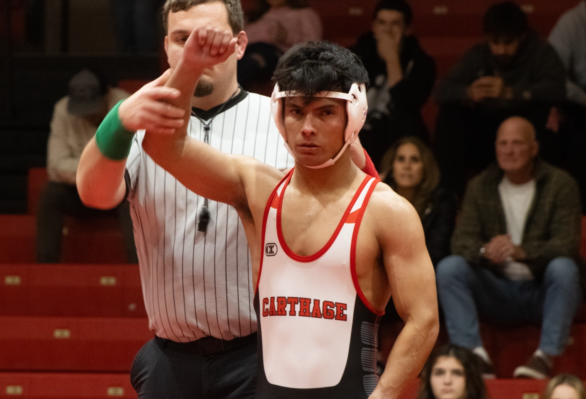 Chris Kish gets his hand raised