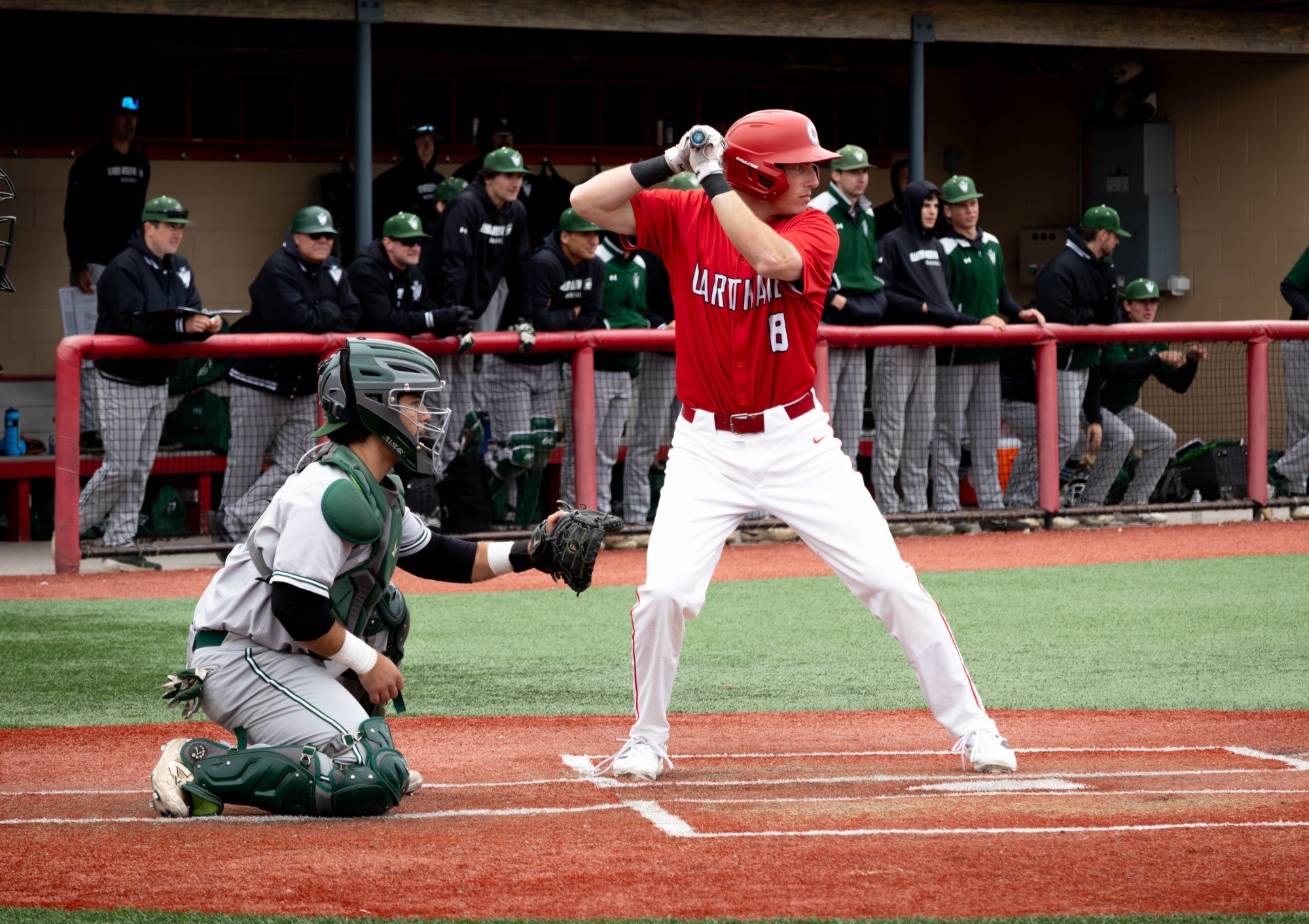 Paul Reedy takes an at-bat