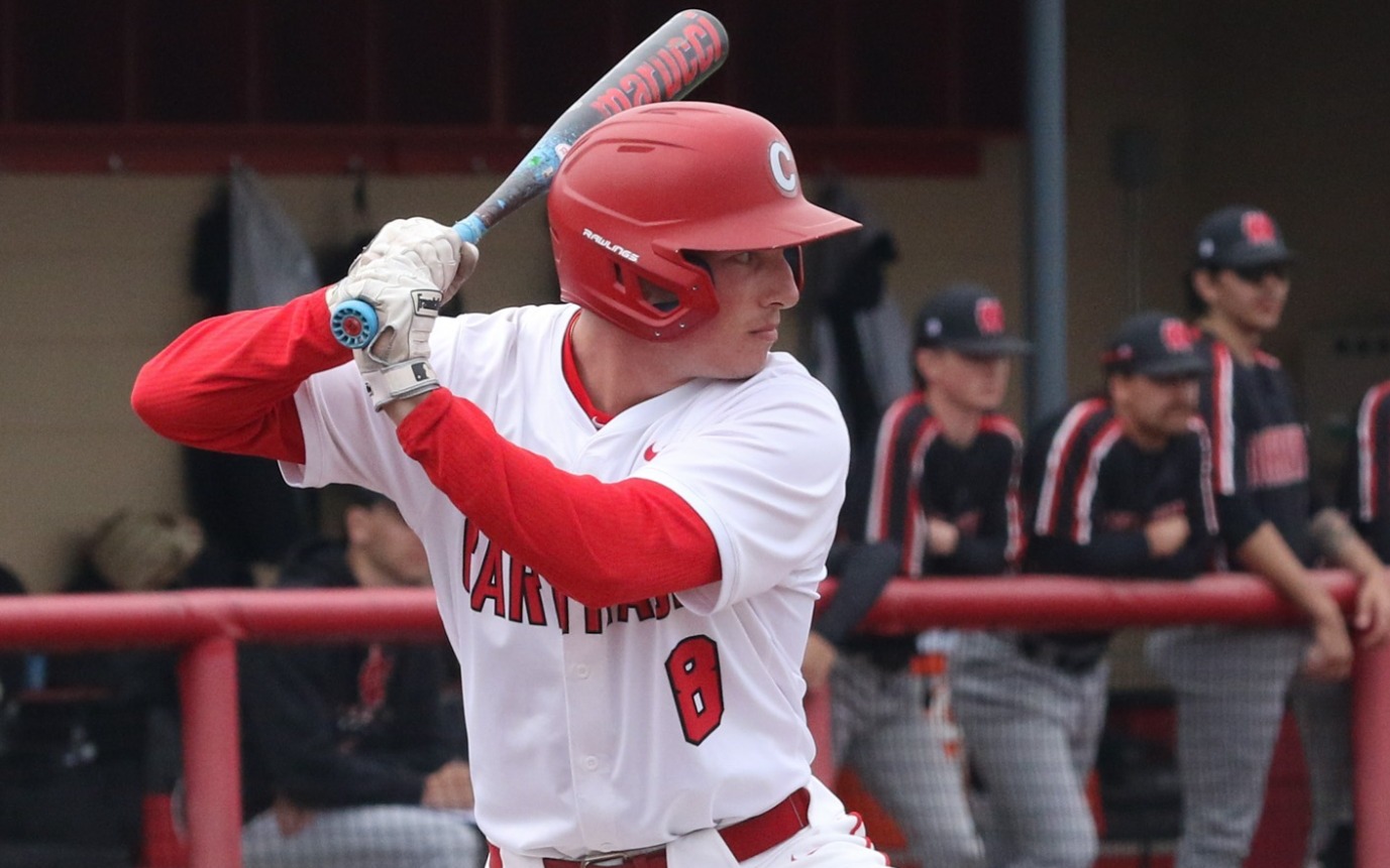 Paul Reedy looks to make contact at the plate