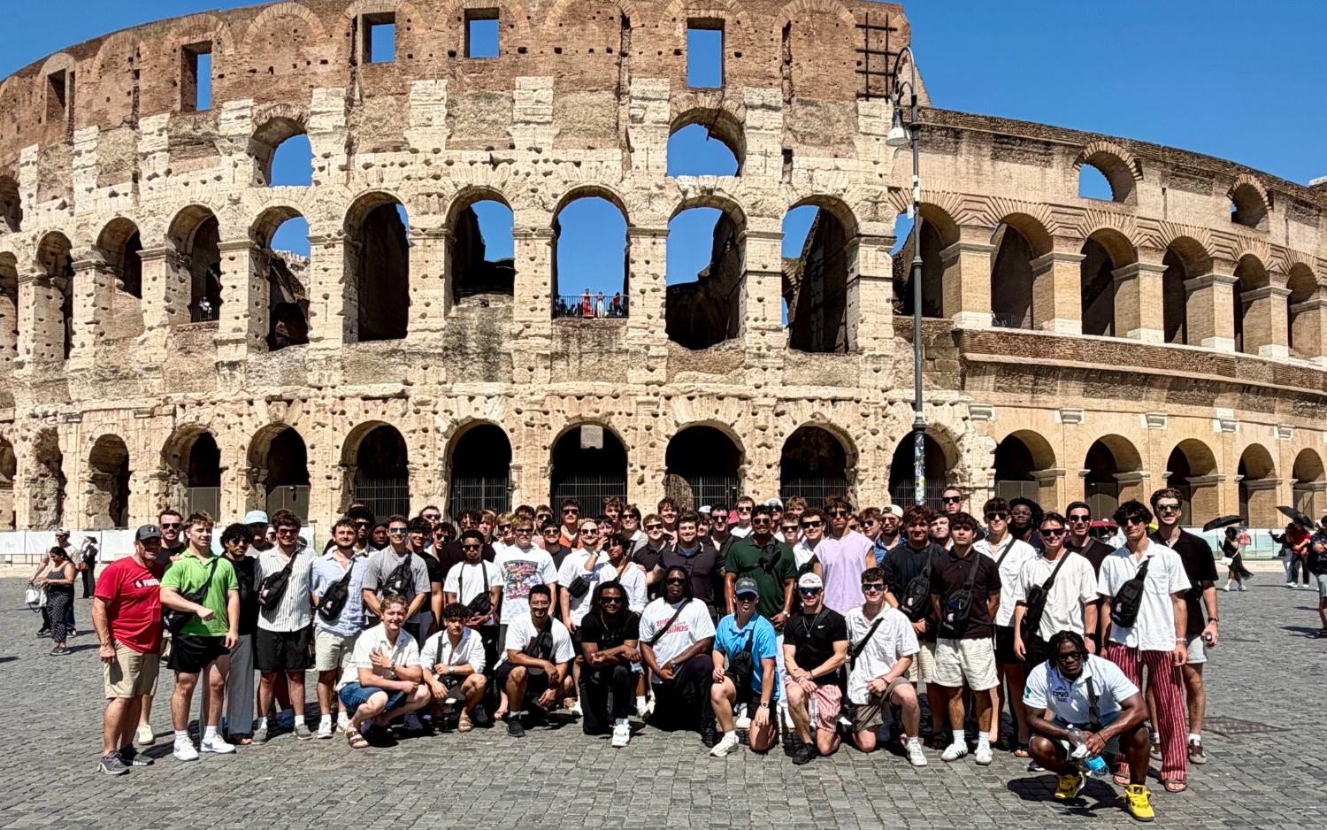 Firebirds football in Rome, Italy