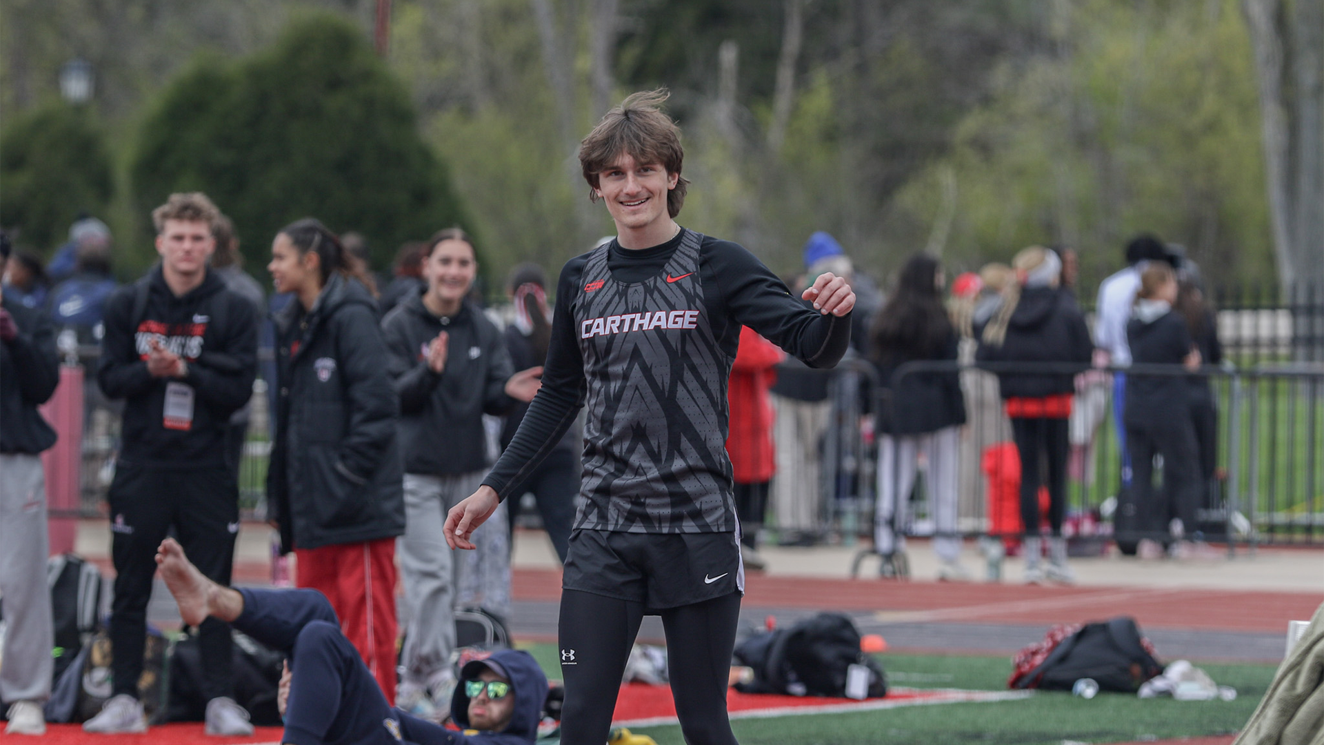 Tilton-Jack prepares for high jump at CCIW Championships