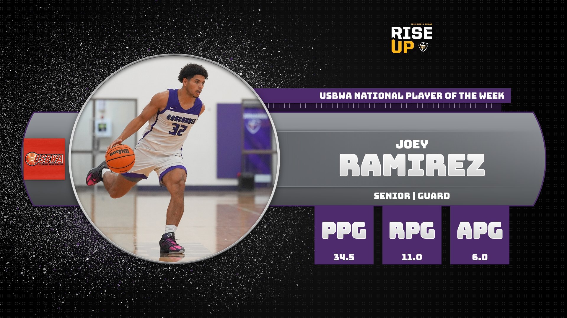 Joey Ramirez USBWA POTW 12.9.25