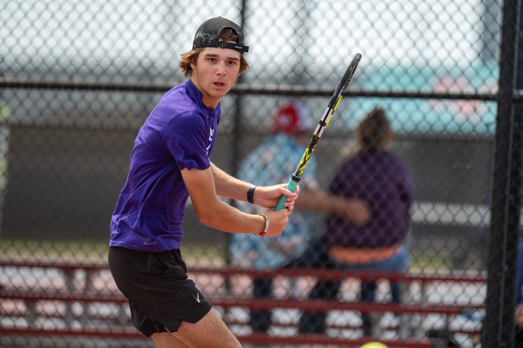 Men's Tennis Player 2025 Action Shot