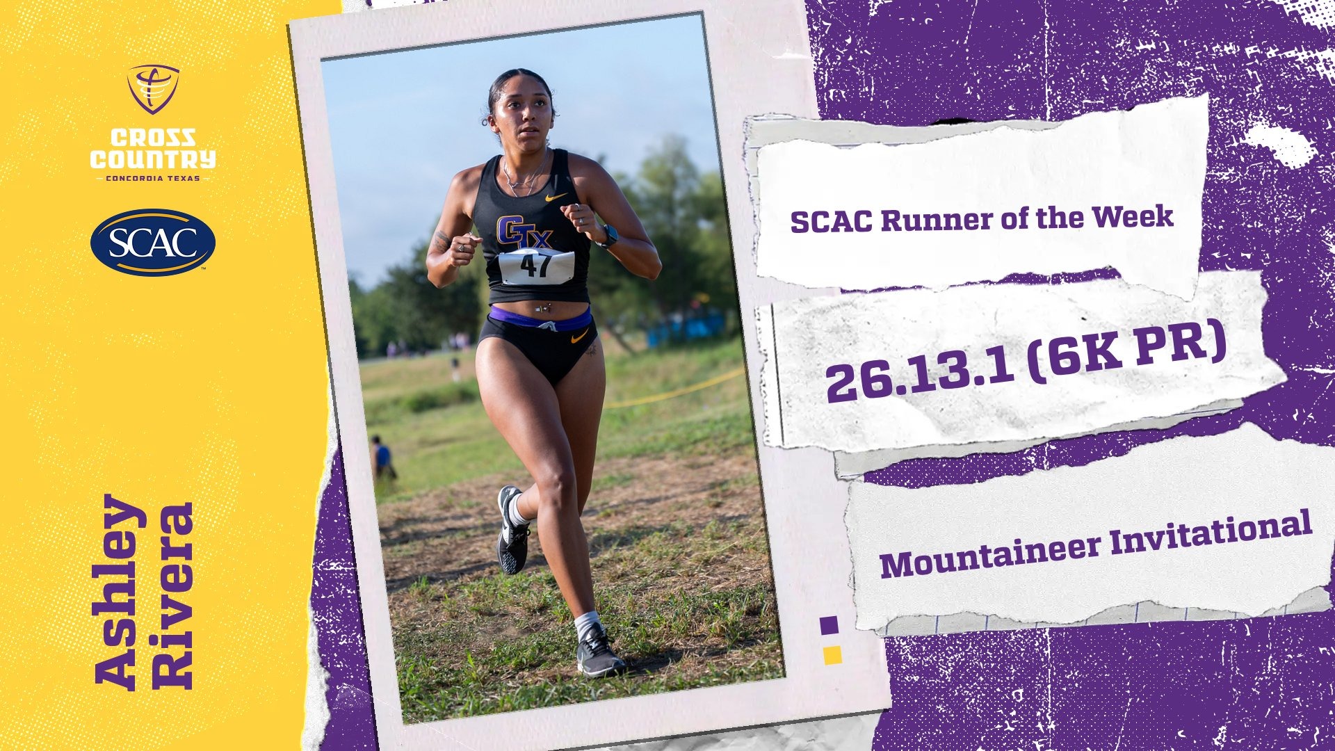 Ashley Rivera SCAC ROTW 9.23.25