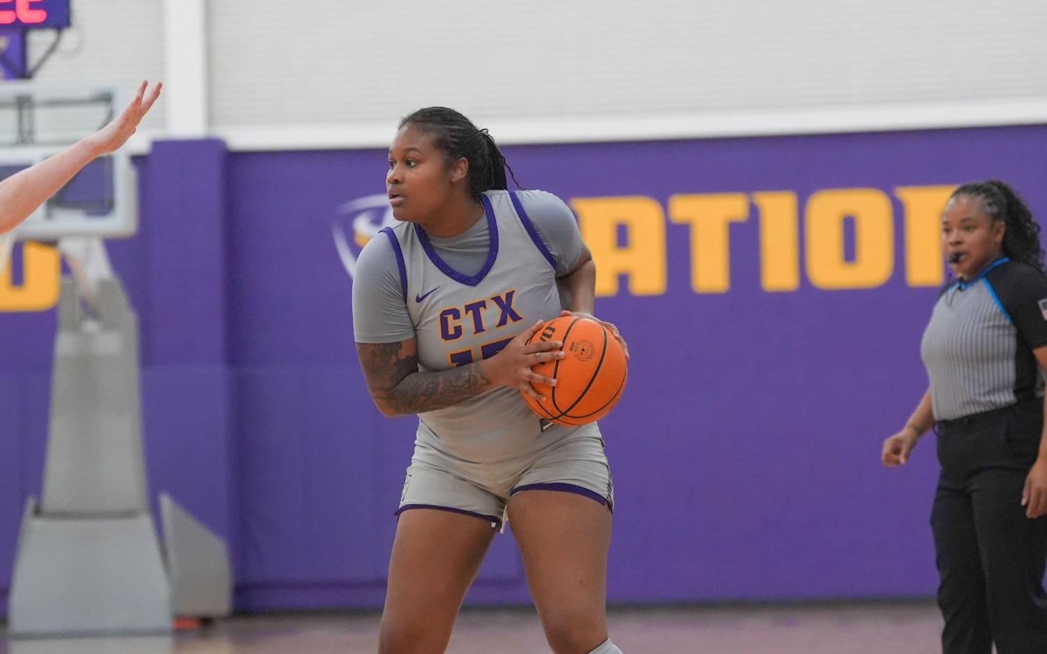 Aja Holmes vs. Hendrix College 2026 Action Shot