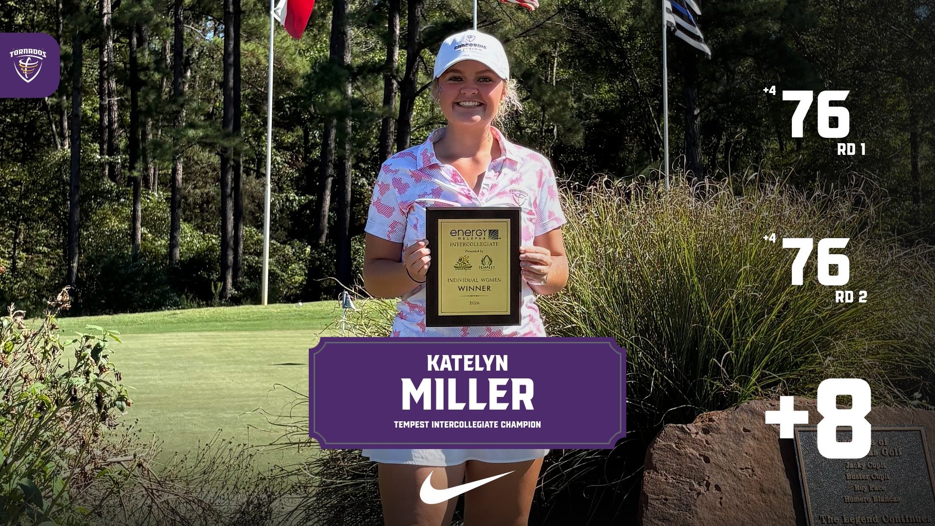 Katelyn Miller 2026 Tempest Intercollegiate Champion