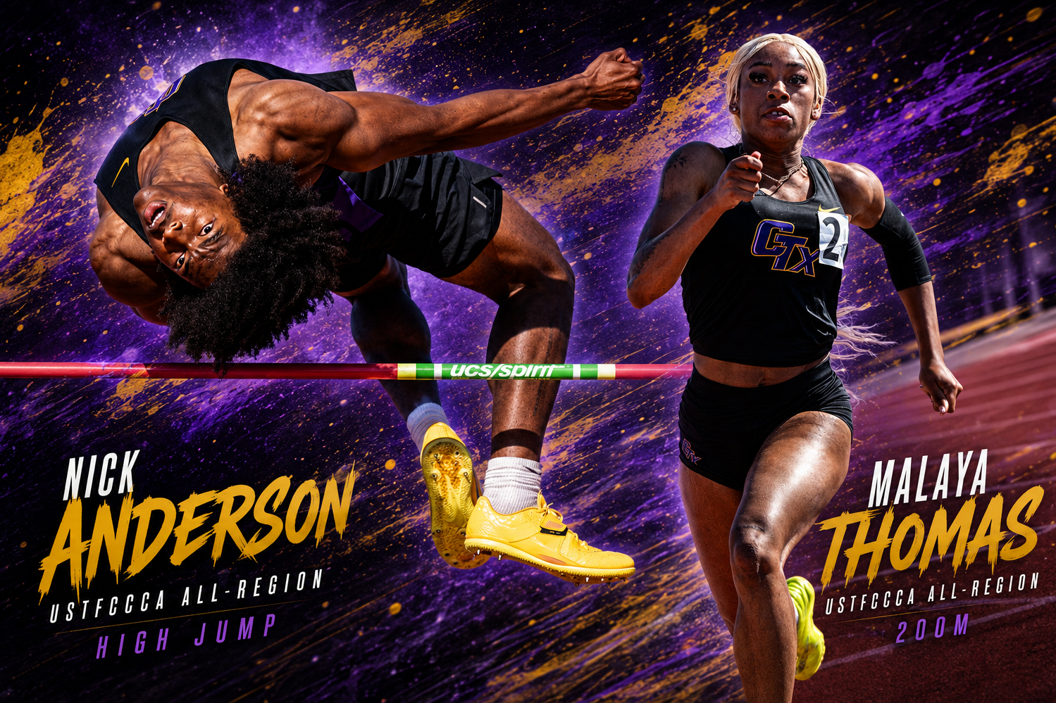 Nick Anderson & Malaya Thomas 2026 All-Region