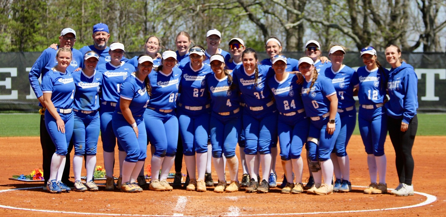 team photo covenant softball 2025