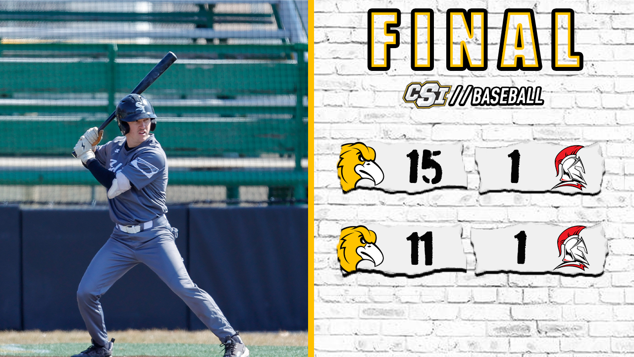 Golden Eagle Baseball takes series with two wins Friday College of