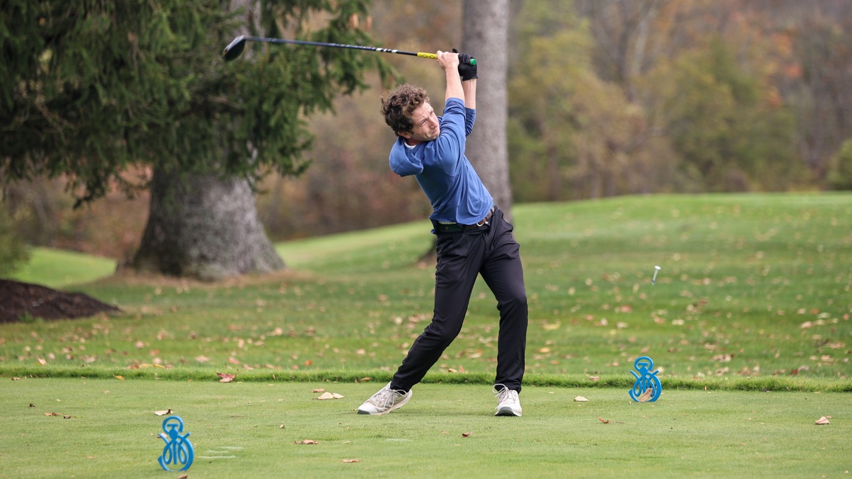 Jack Brennan playing golf at Lookaway