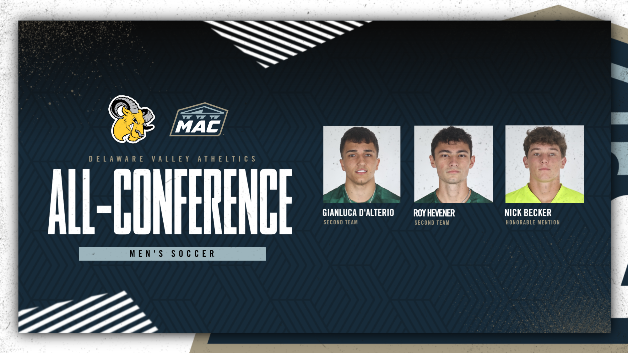 2025 MSOC All-MAC, D'Alterio, Hevener, Becker