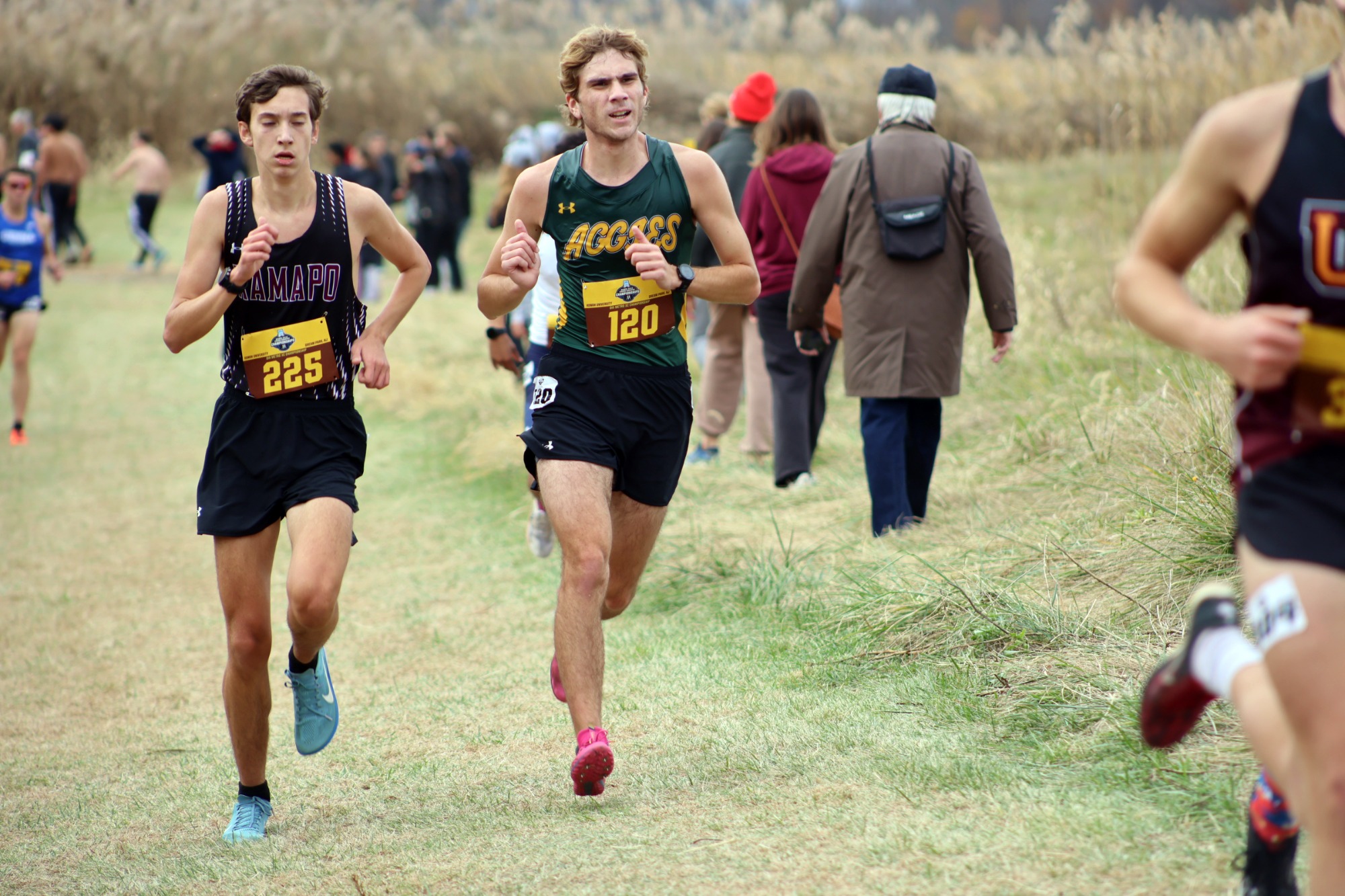 Matthew Skikus running cross country at NCAA Metro Regional Championships
