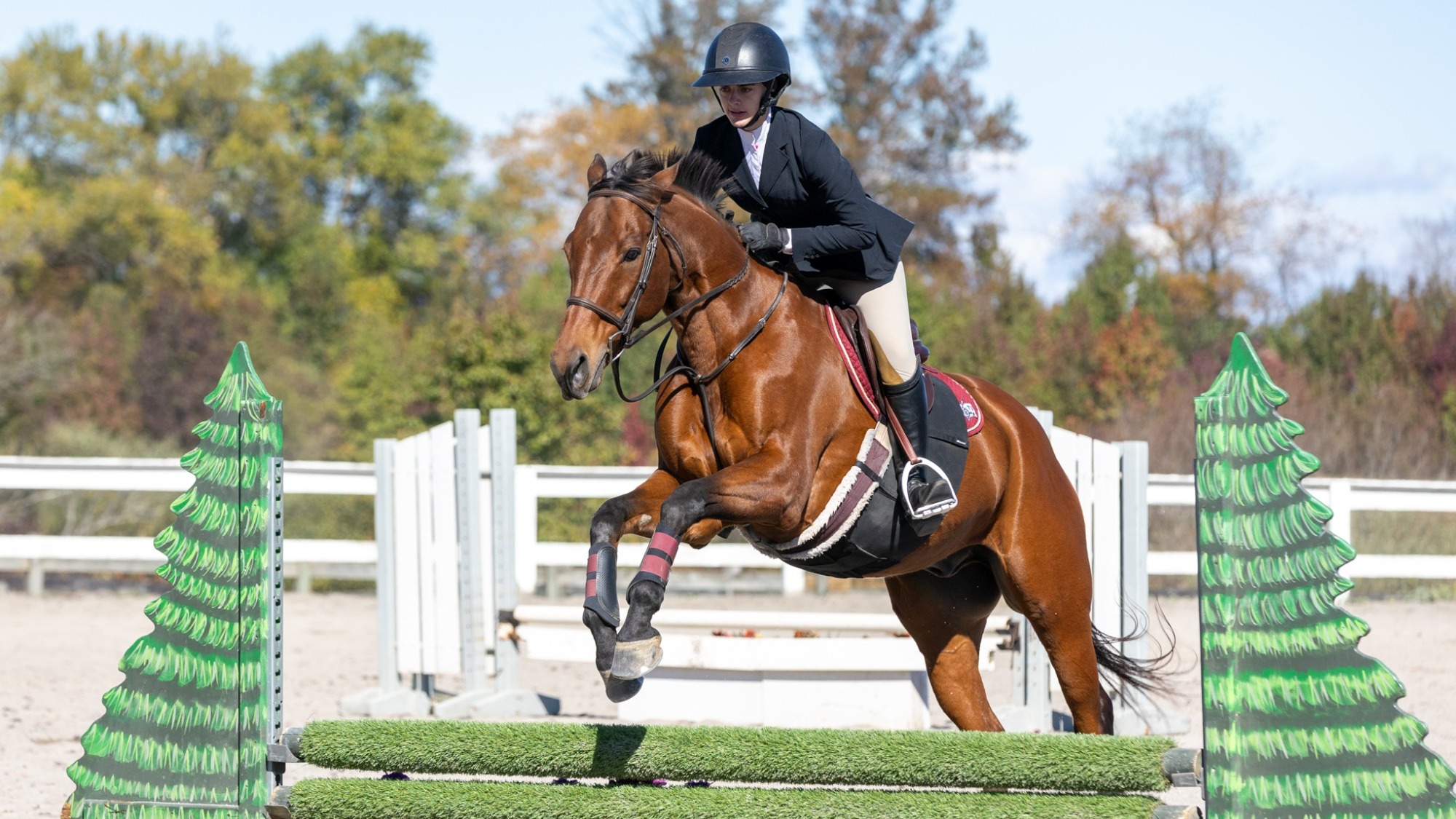 Maggie Mitchell riding hunt seat