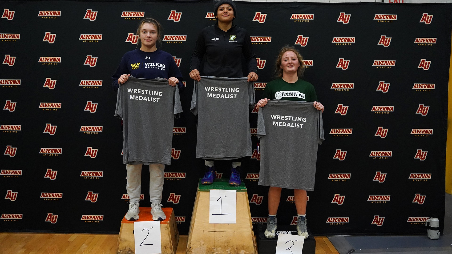 Alex Graffius on the podium in third place at the Golden Wolves Open