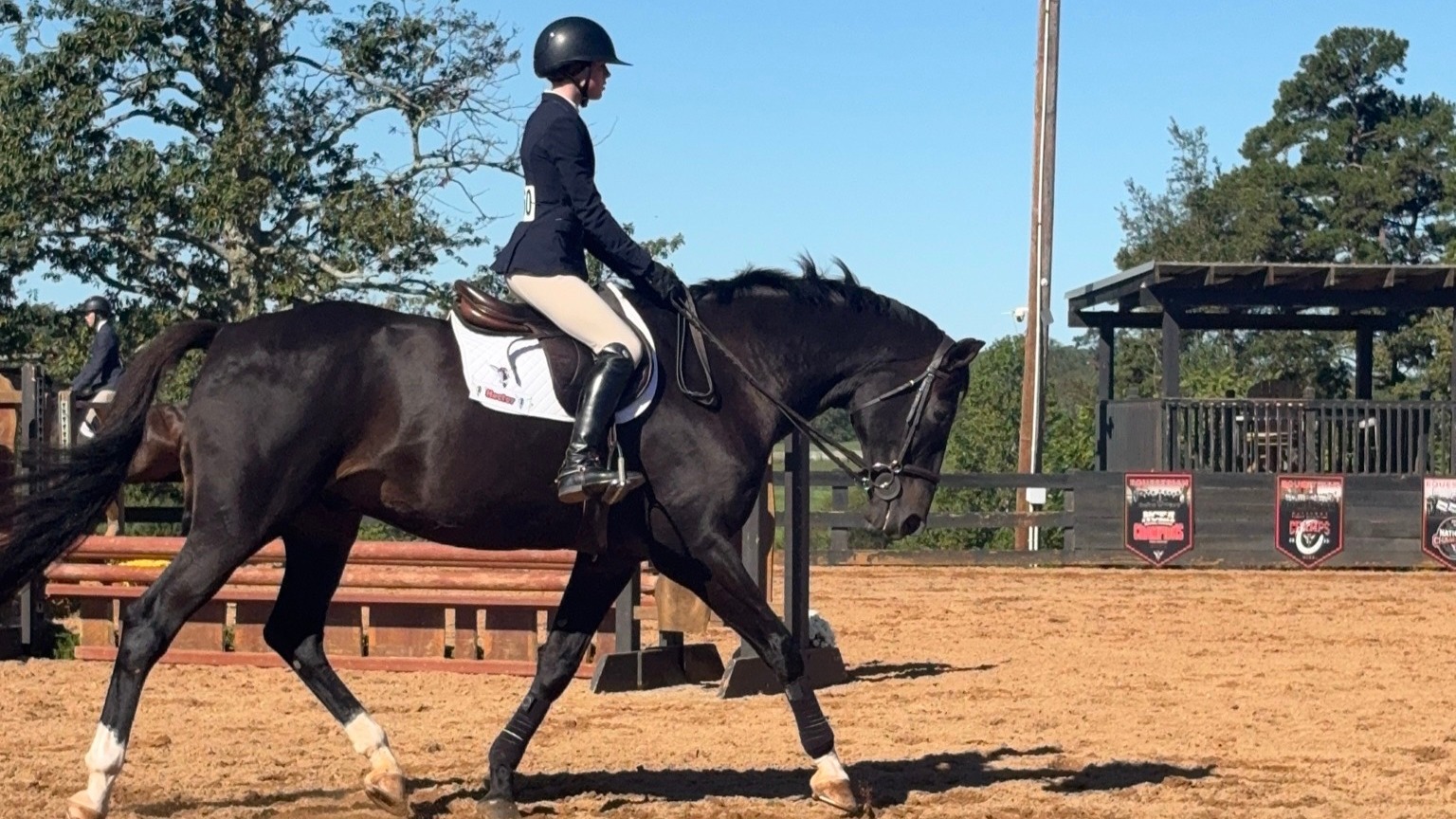 Paige Gatz riding a horse