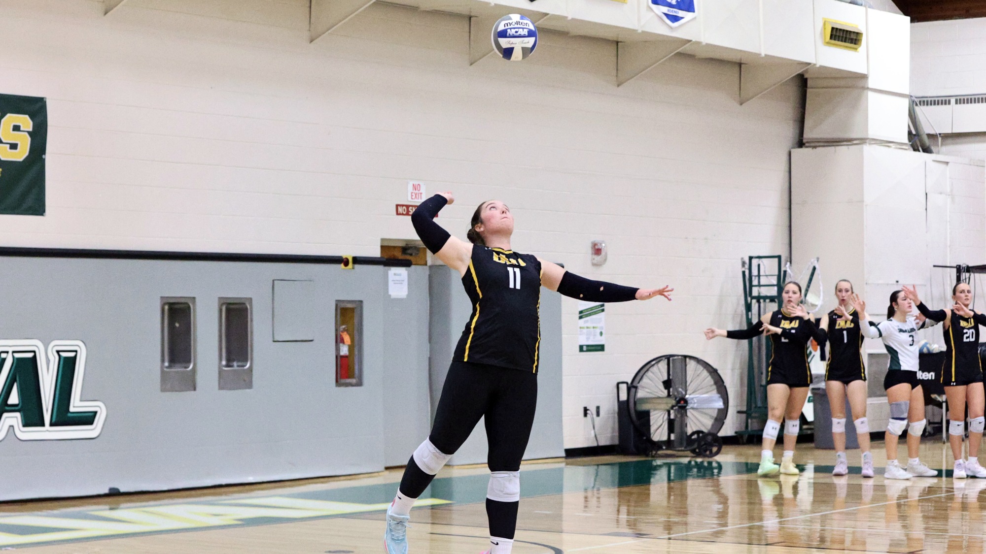 Madison Alexander playing women's volleyball vs. Arcadia