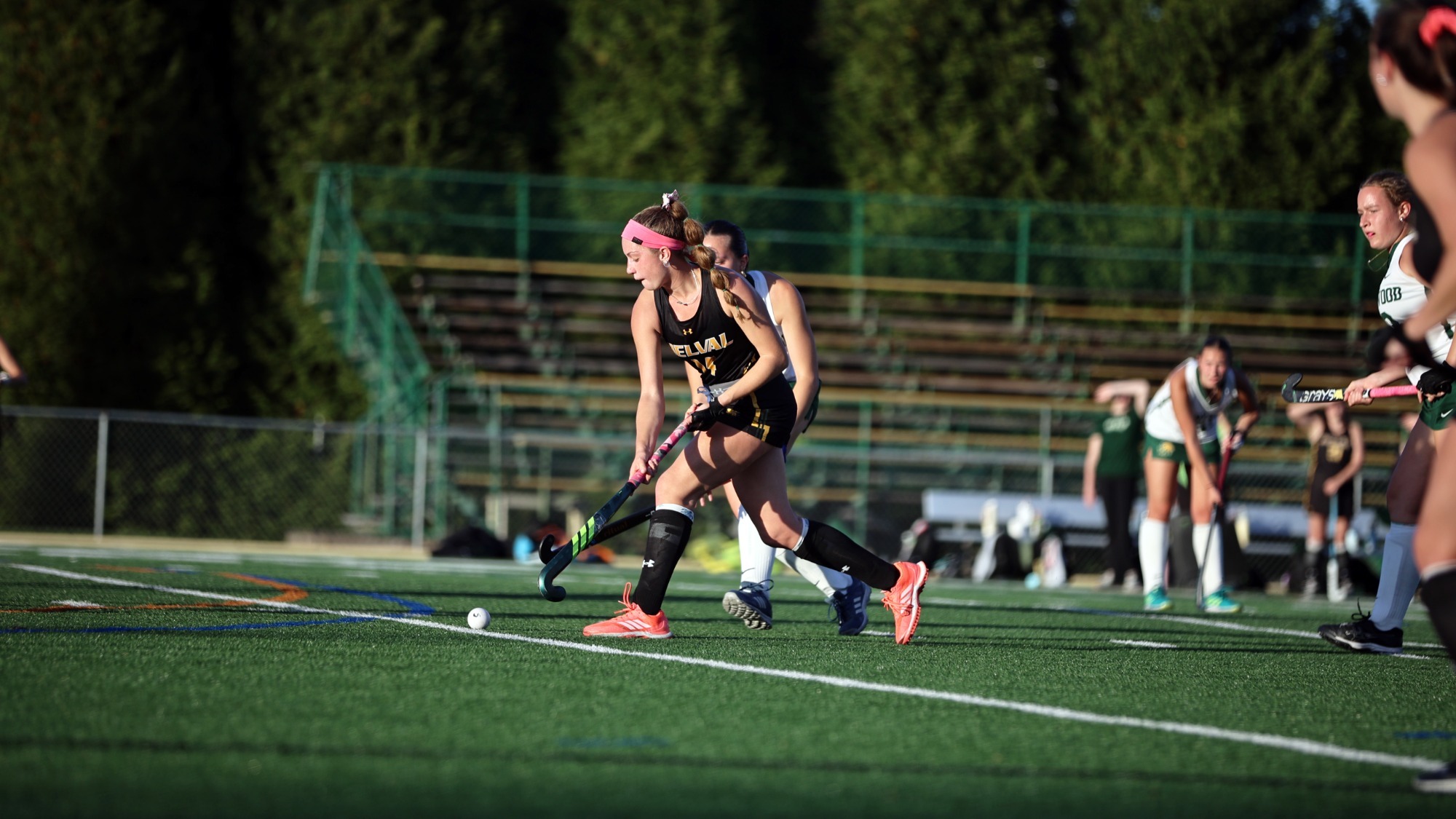 Caylen Taylor playing field hockey vs. Marywood