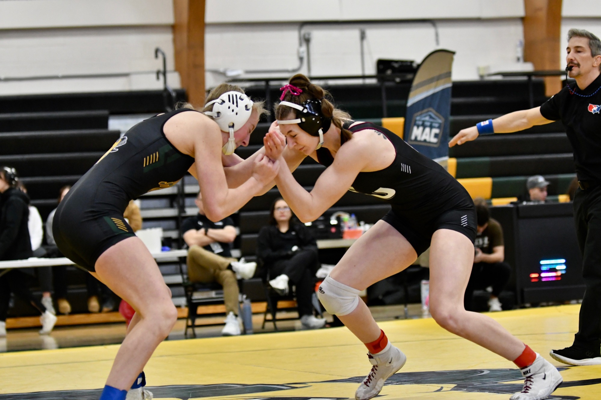 Katie Martin wrestling at MAC Women's Wrestling Championships