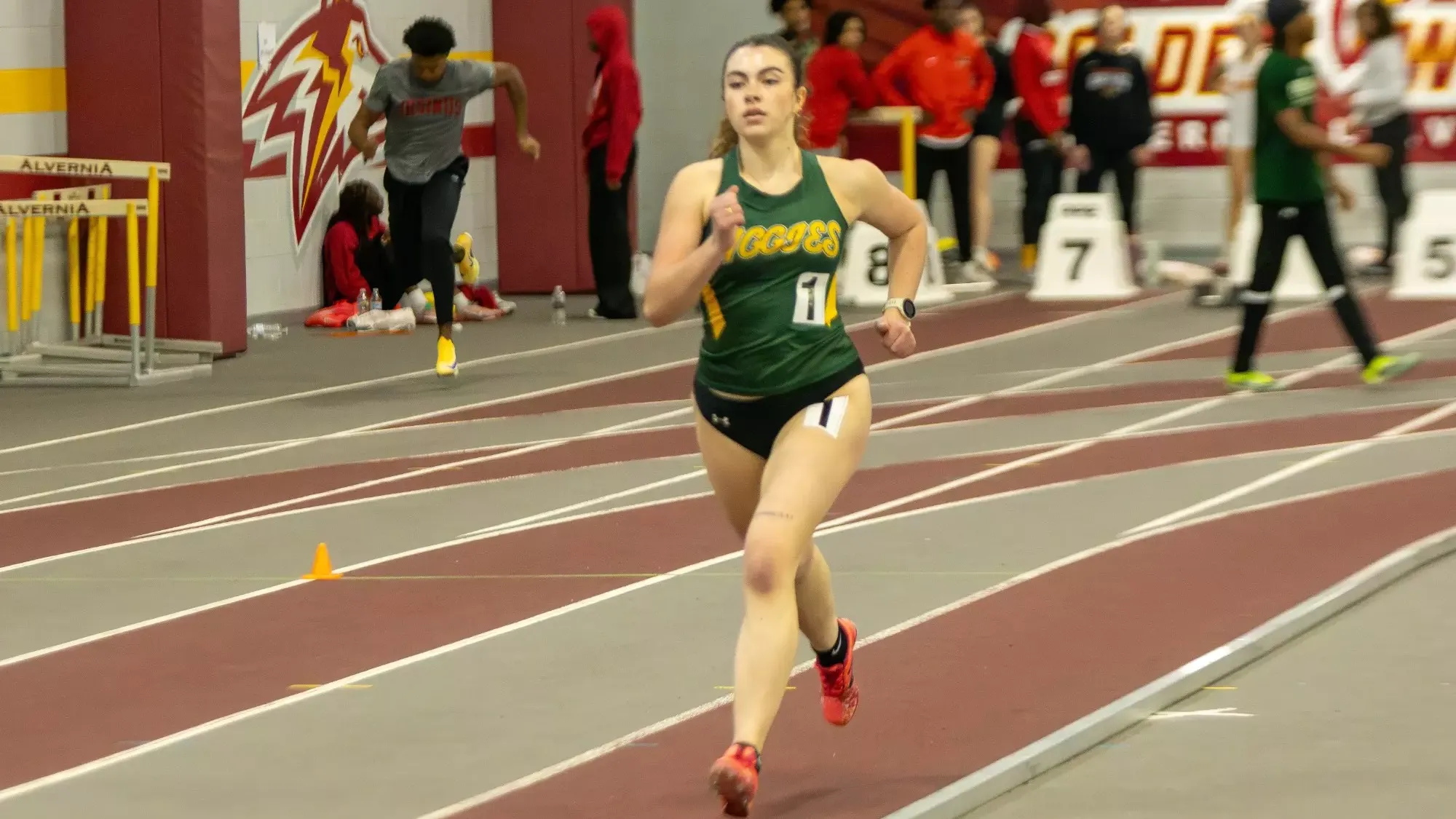 Ayla Hashway at PLEX Shootout for track and field