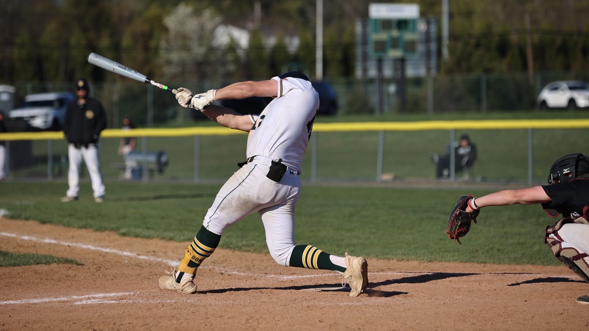 Jared Ecenroad playing baseball 